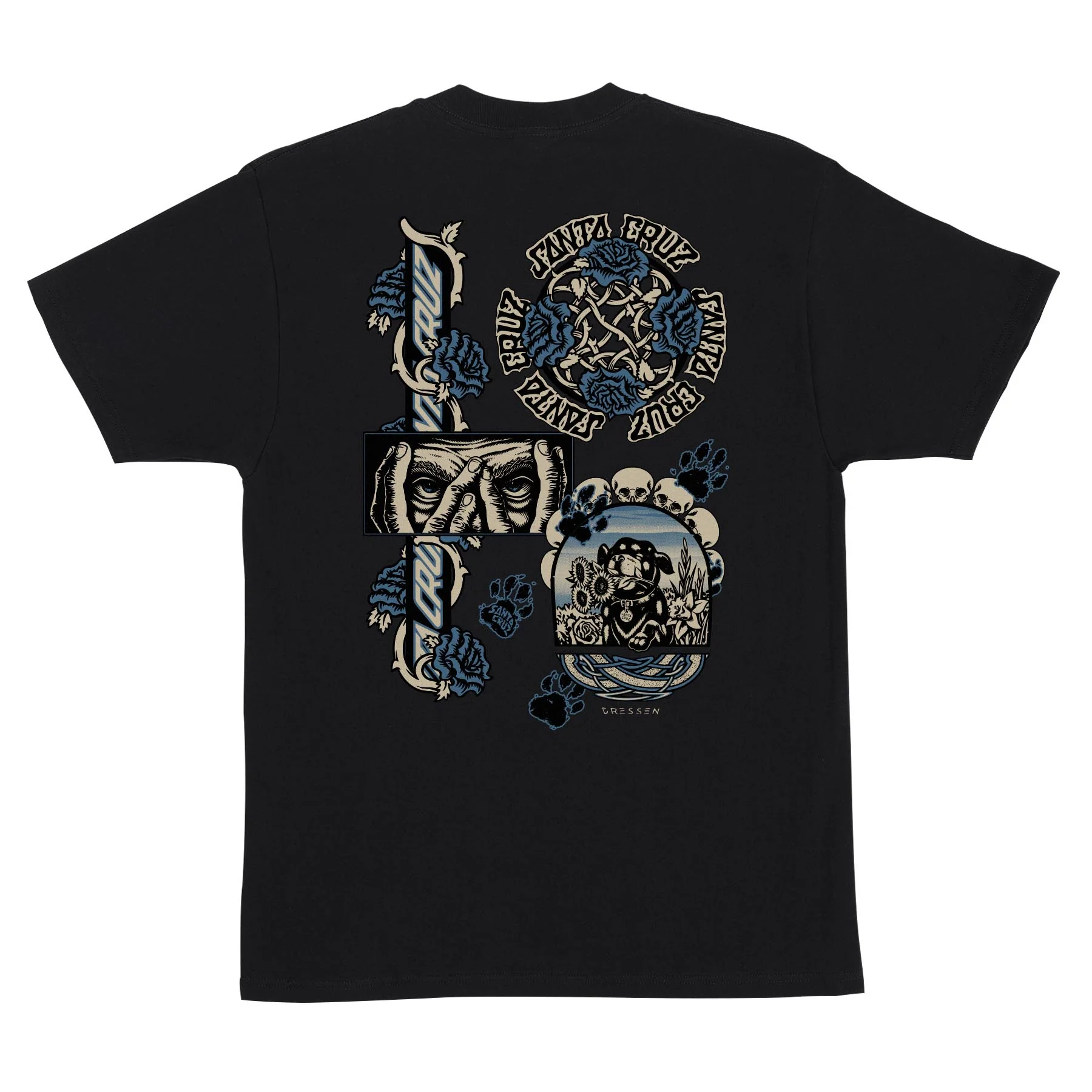 Santa Cruz Skateboards Shirt Dressen Evo Black - Image 2