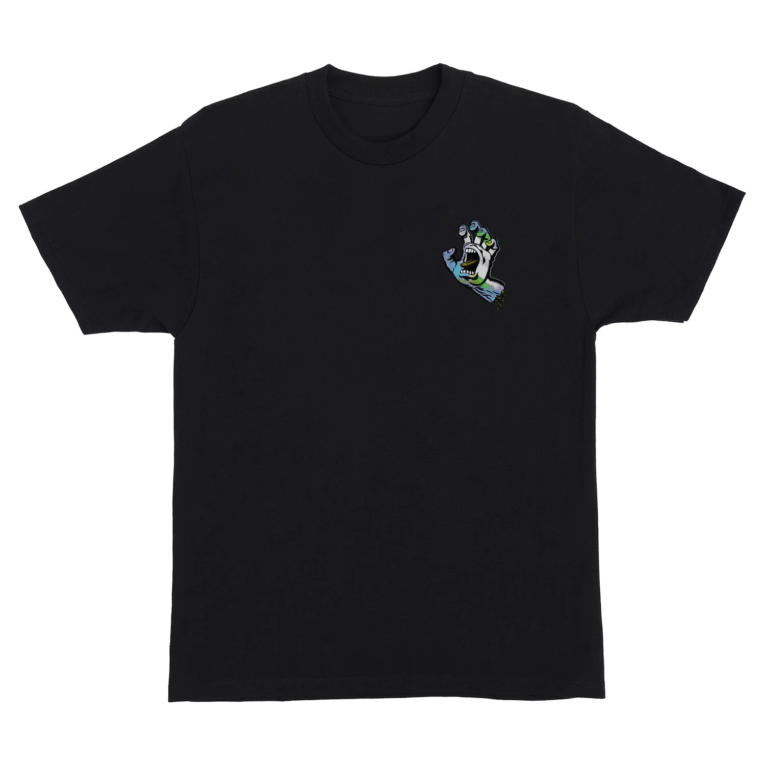 Santa Cruz Skateboards Shirt Holo Screaming Hand Black - Image 2