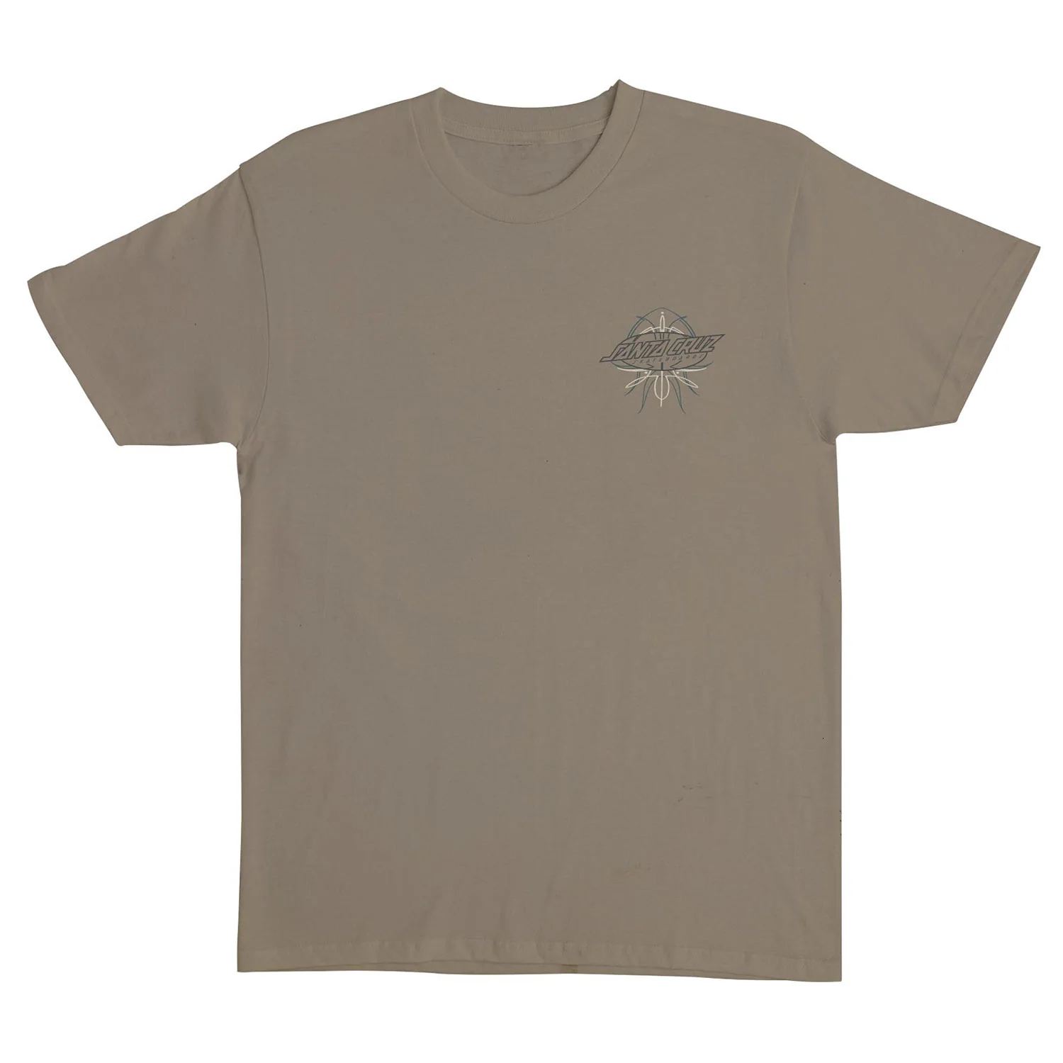 Santa Cruz Skateboards Shirt Meek Pinstripe Slasher Prairie Dust - Image 2