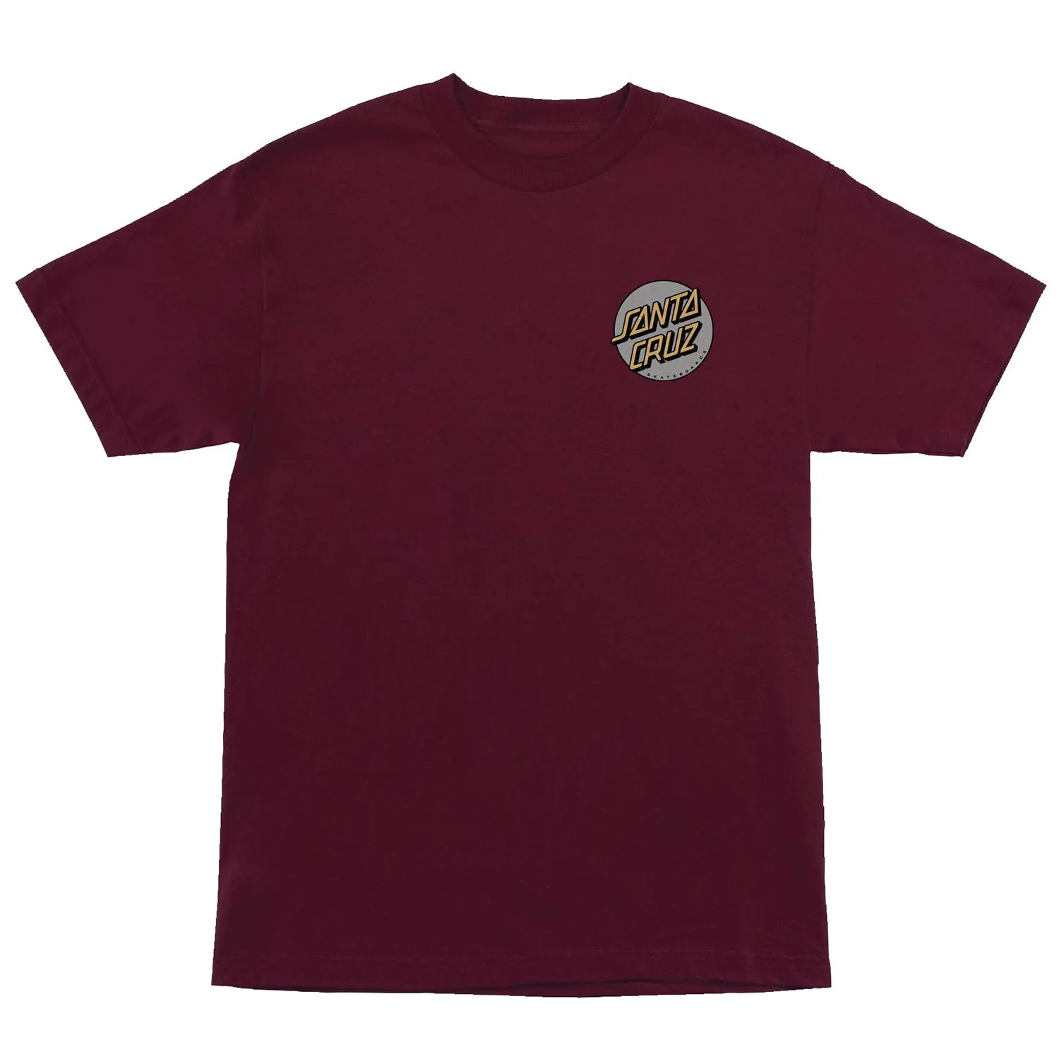 Santa Cruz Skateboards Shirt Meek Slasher Maroon/Grey - Image 2
