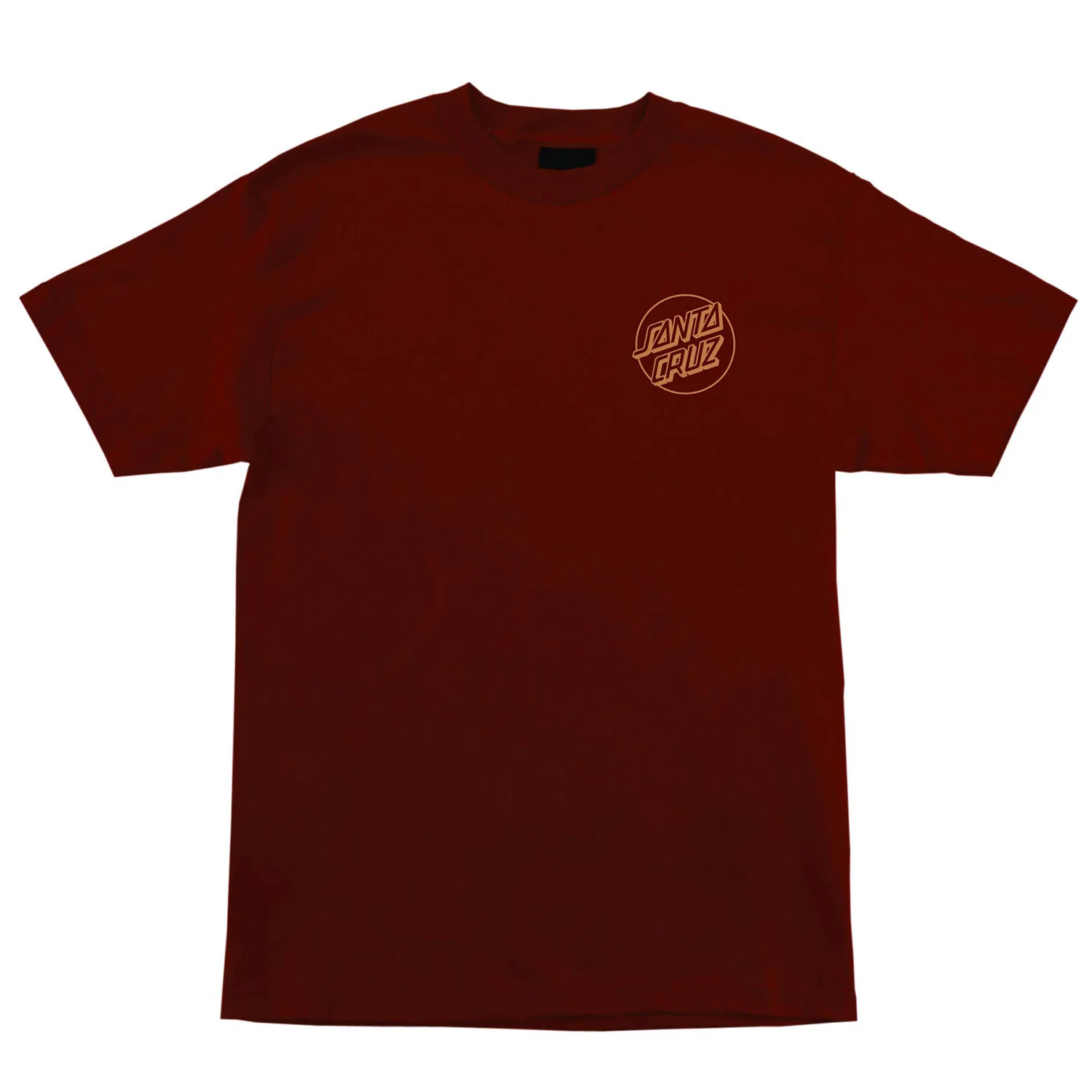 Santa Cruz Skateboards Shirt Opus Dot Burgundy/Burnt Orange - Image 2