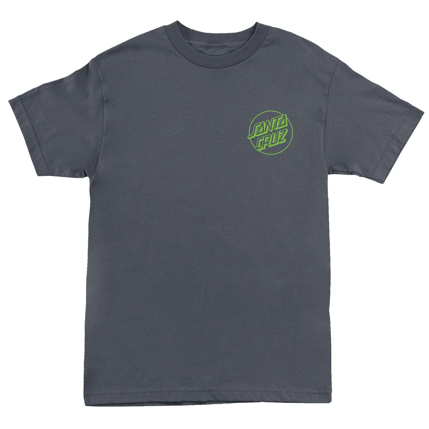 Santa Cruz Skateboards Shirt Opus Dot Charcoal Toxic Crackle - Image 2