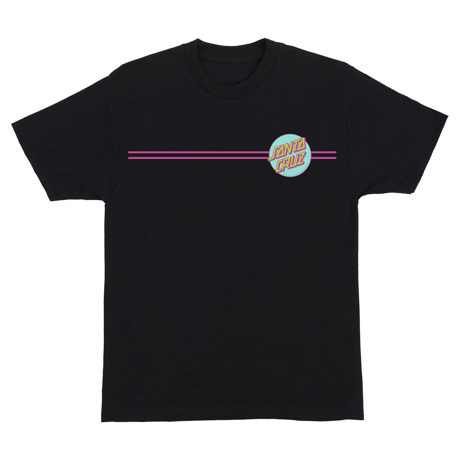 Santa Cruz Skateboards Shirt Other Dot Black/Blue/Magenta - Image 2