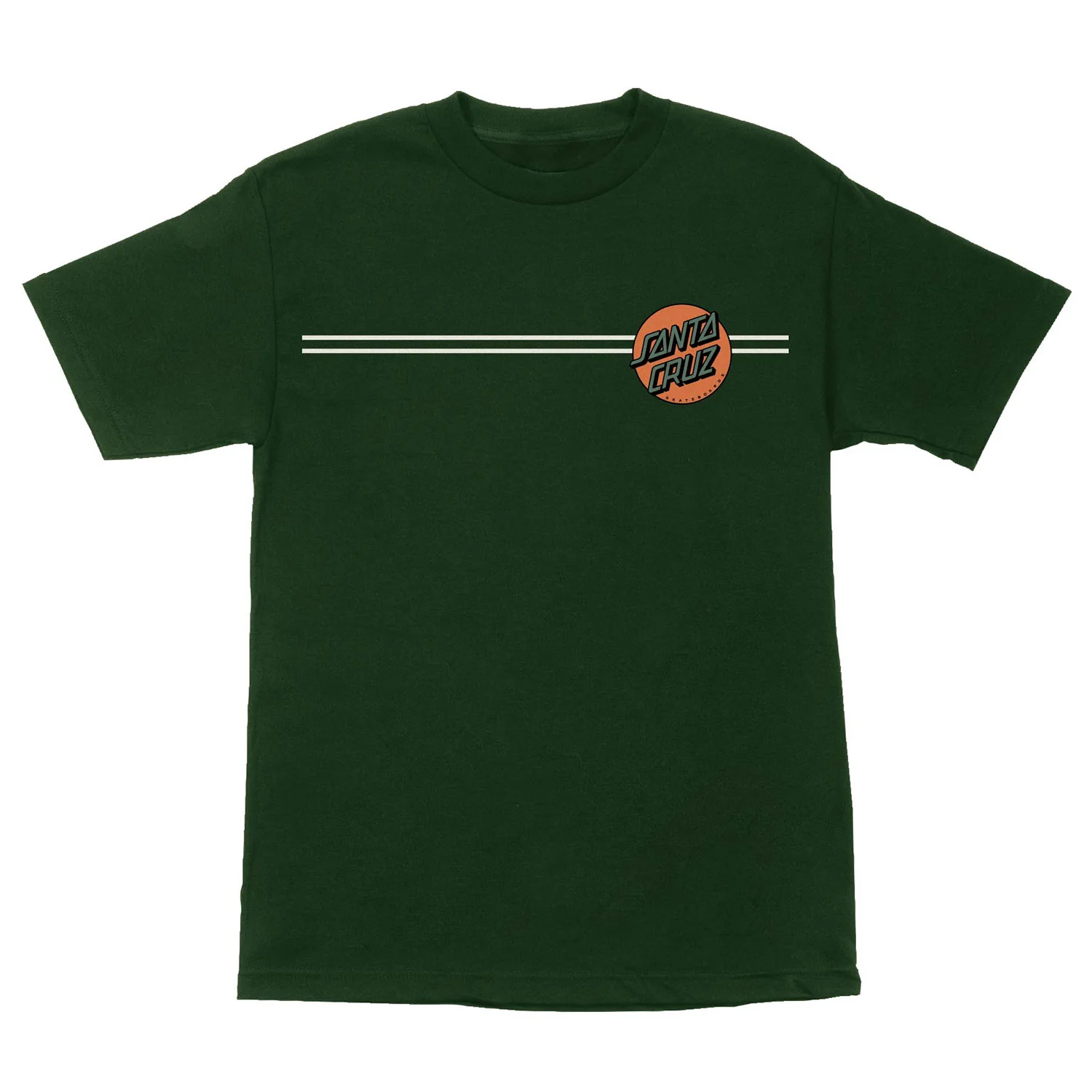 Santa Cruz Skateboards Shirt Other Dot Forest/Orange - Image 2