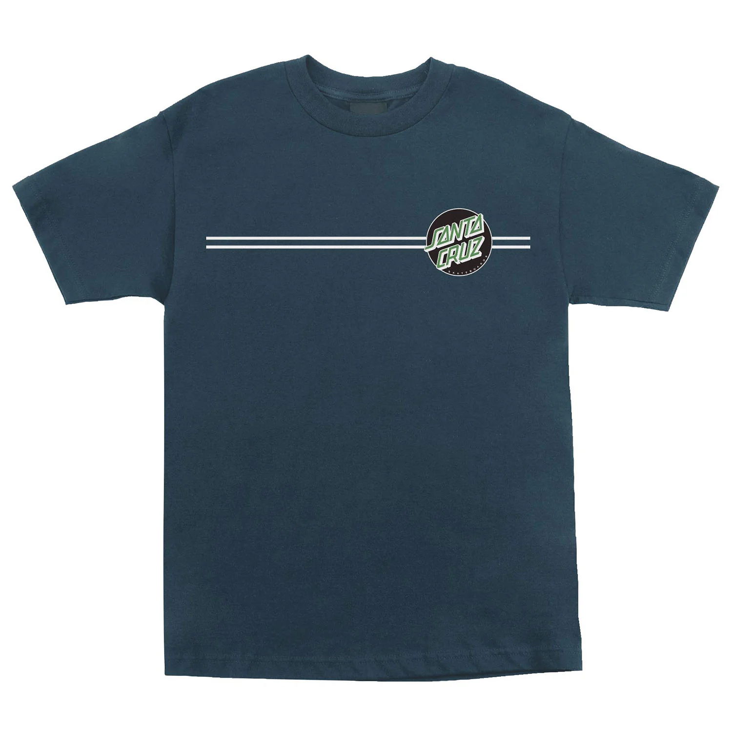Santa Cruz Skateboards Shirt Other Dot Harbor Blue/Black/Green - Image 2