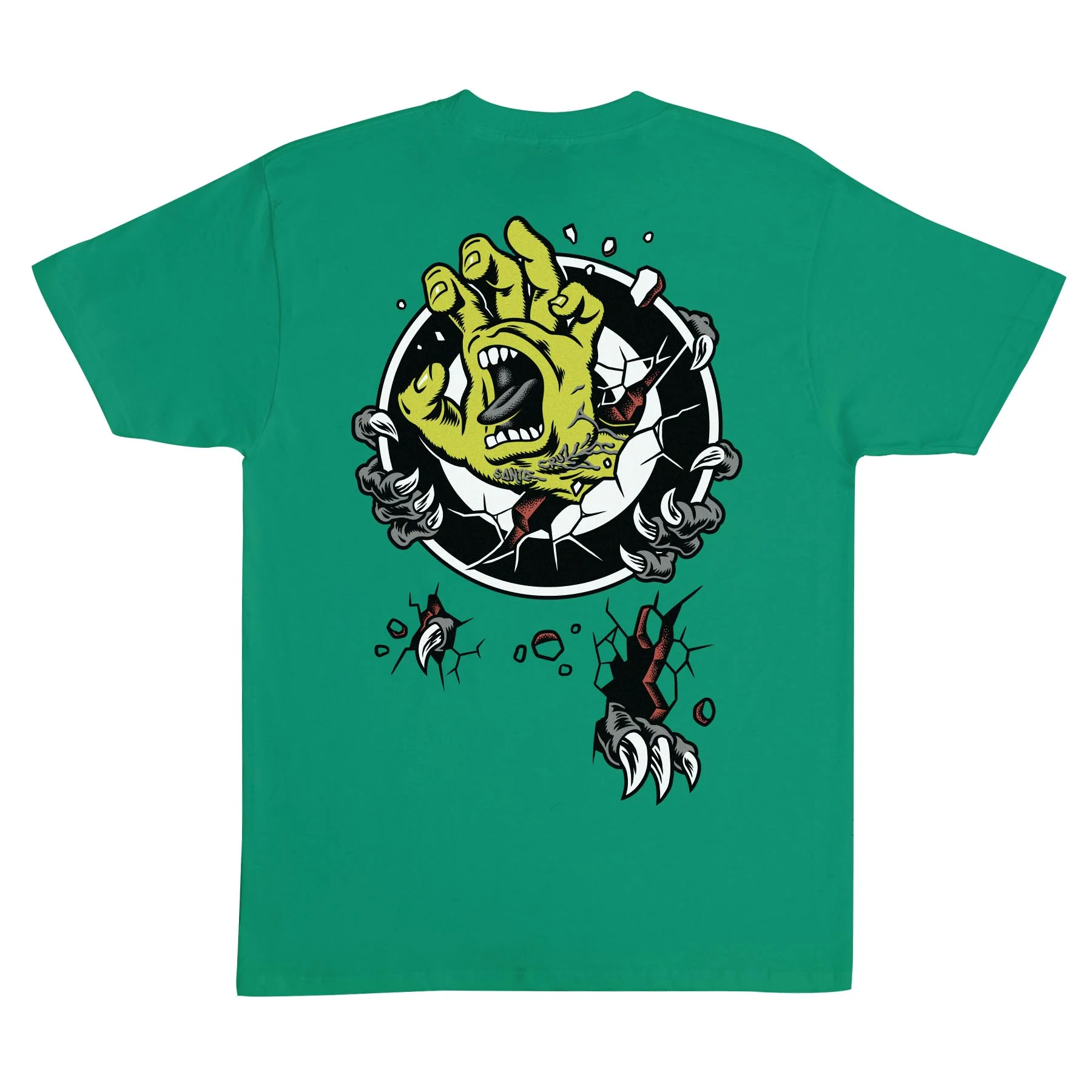 Santa Cruz Skateboards Shirt Roskopp Screaming Target Kelly Green