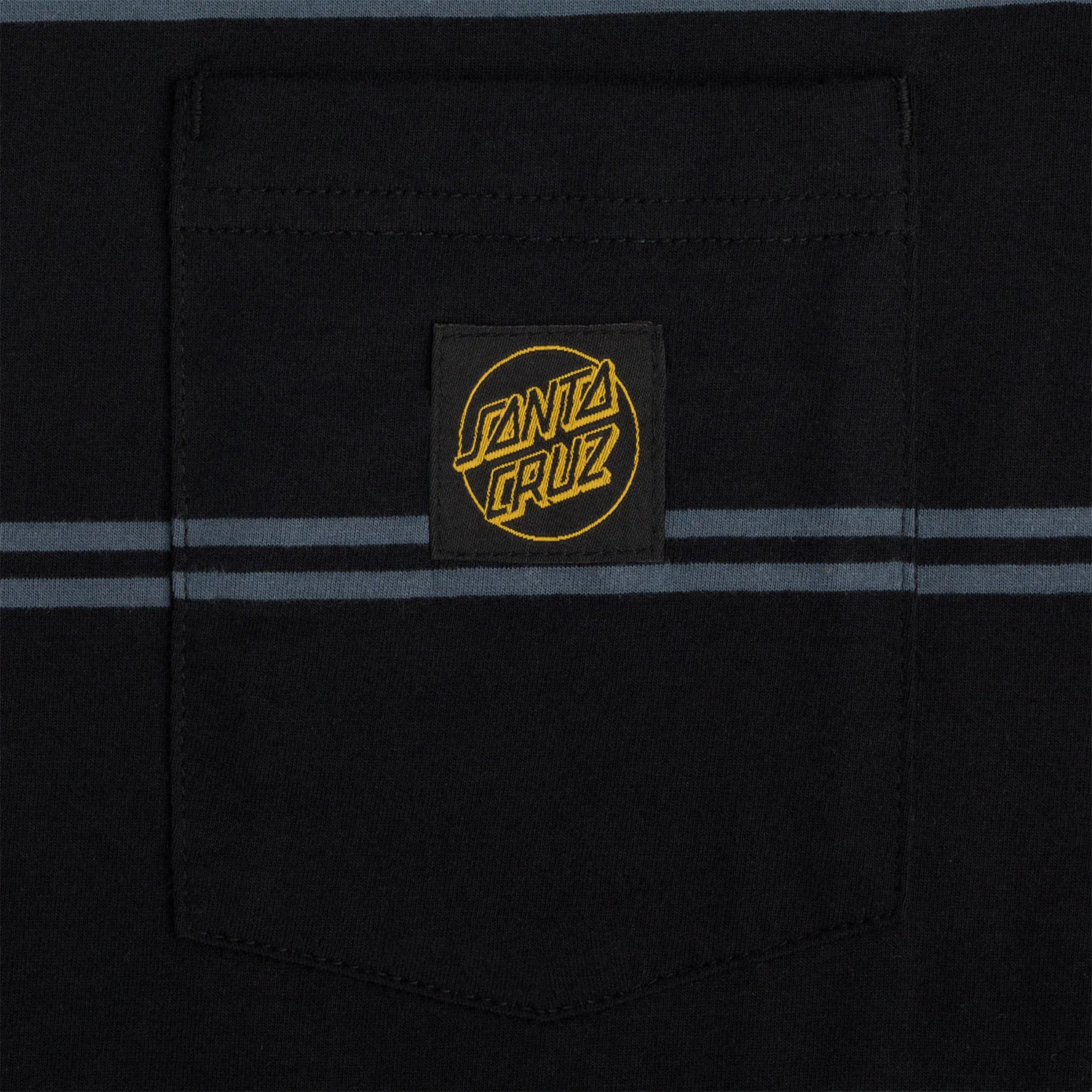 Santa Cruz Skateboards Shirt Saga Black - Image 3