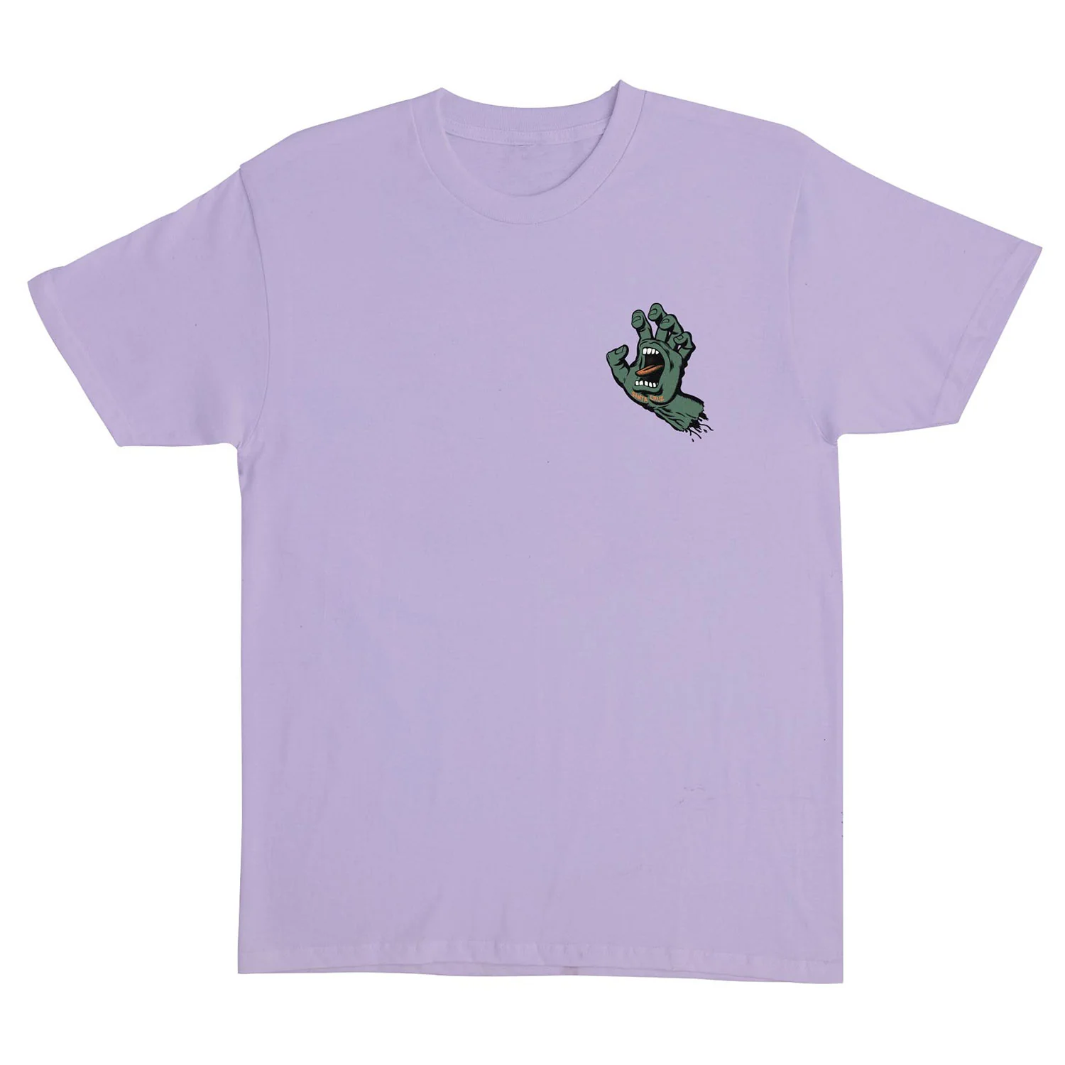 Santa Cruz Skateboards Shirt Screaming Hand Orchid/Dark Green - Image 2