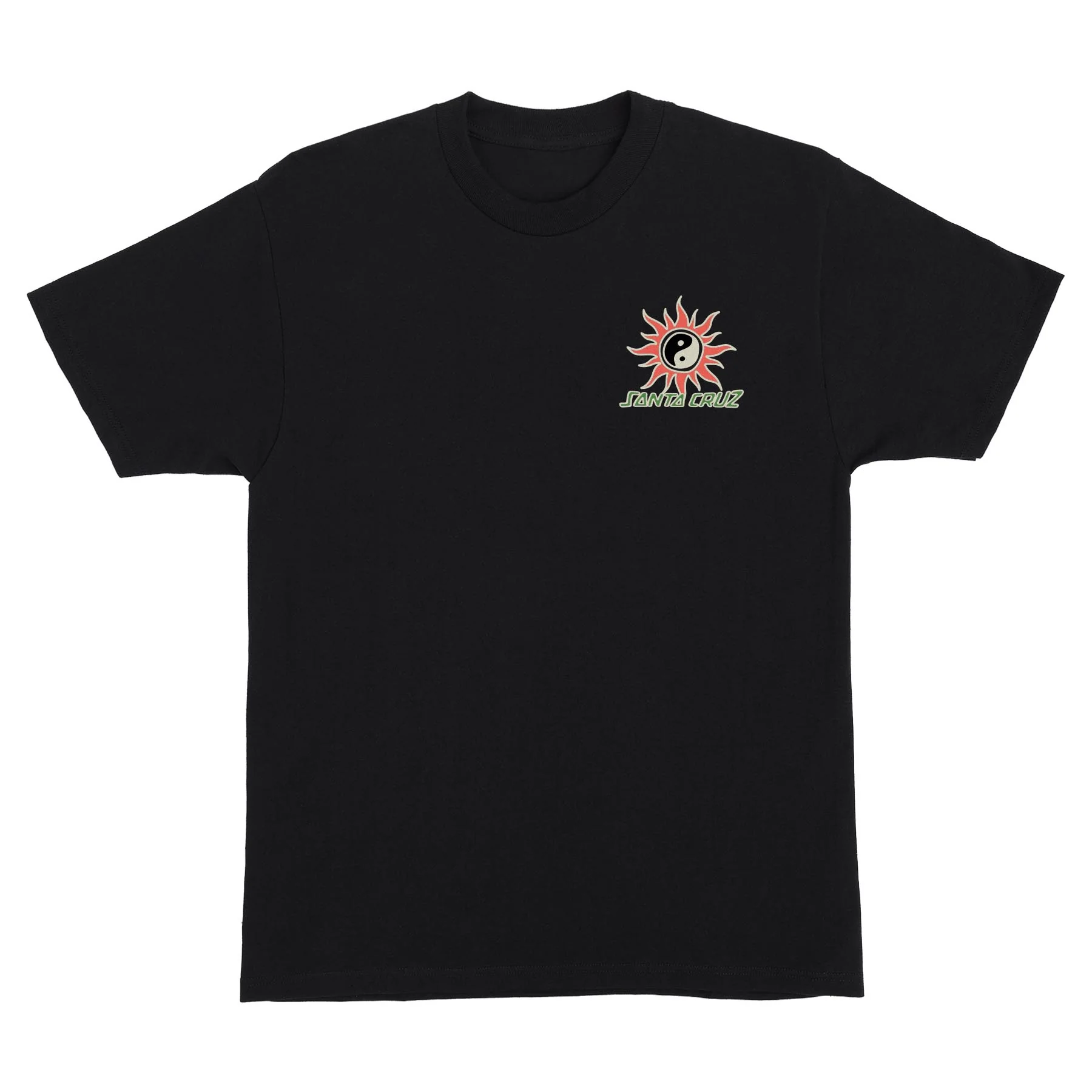 Santa Cruz Skateboards Shirt Sol Spiral Black