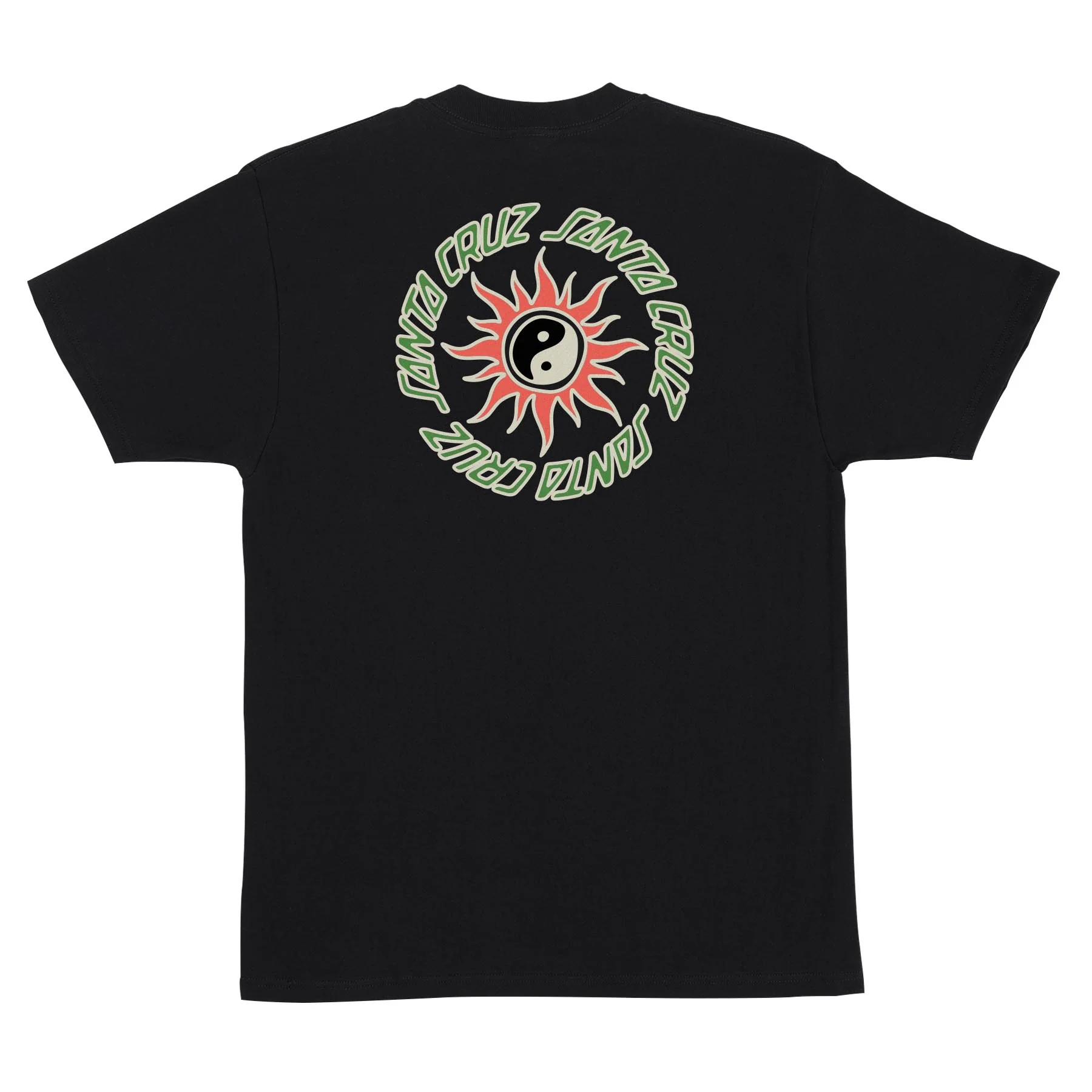 Santa Cruz Skateboards Shirt Sol Spiral Black - Image 2