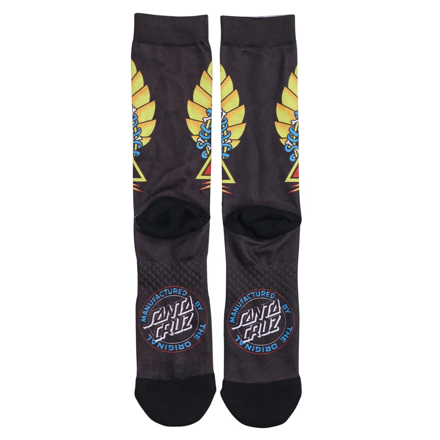 Santa Cruz Skateboards Socks Natas Screaming Panther Dress Black - Image 3