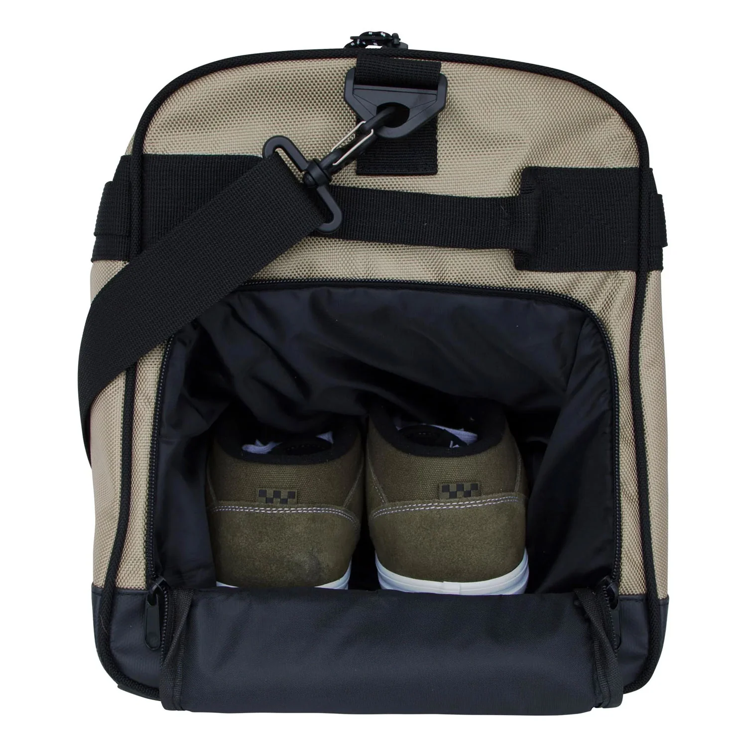 Santa Cruz Skateboards Travel Bag Wanderer Duffle Beige/Black - Image 3