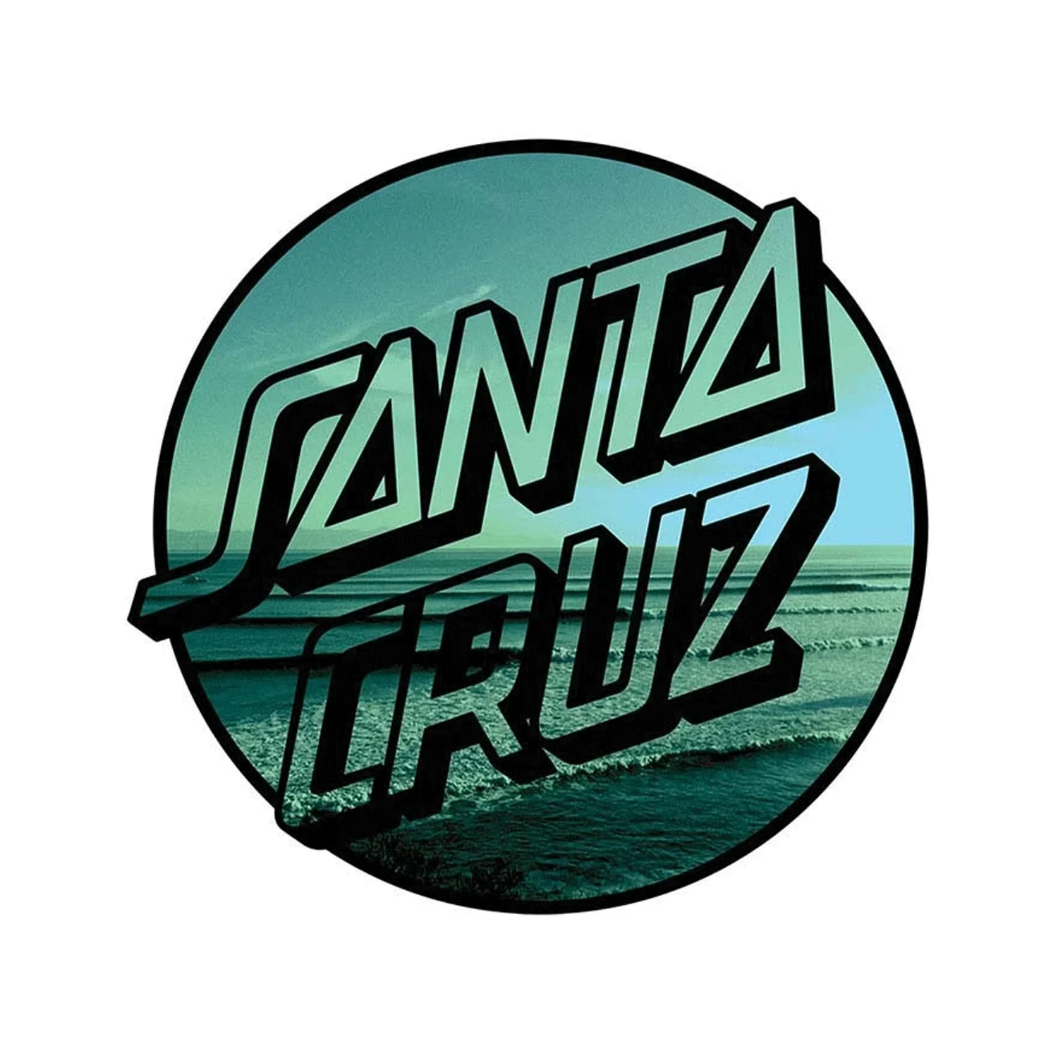 Santa Cruz Sticker Homebreak Blue Size 3"