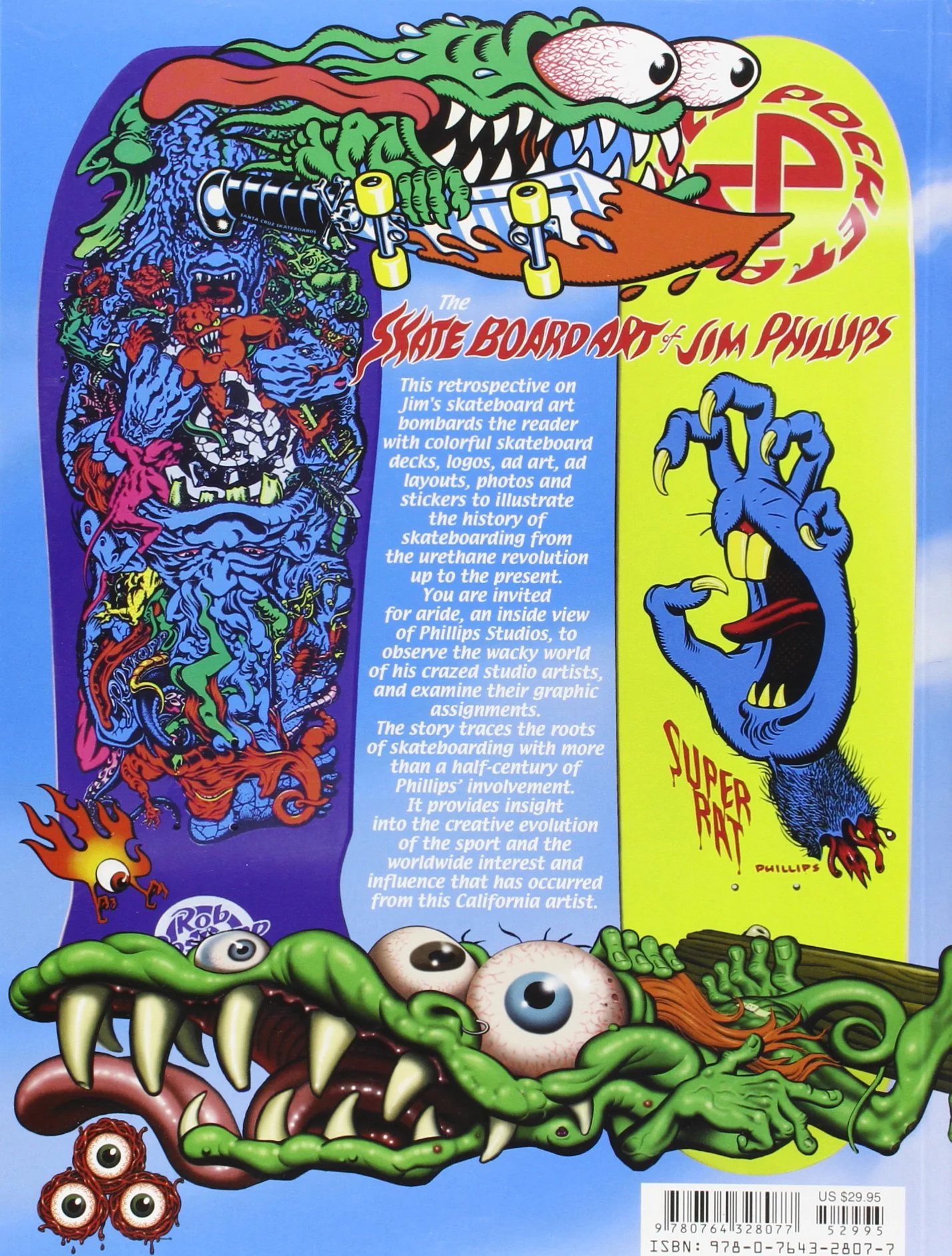 Santa Cruz The Skateboard Art of Jim Phillips Softcover Book - Image 2