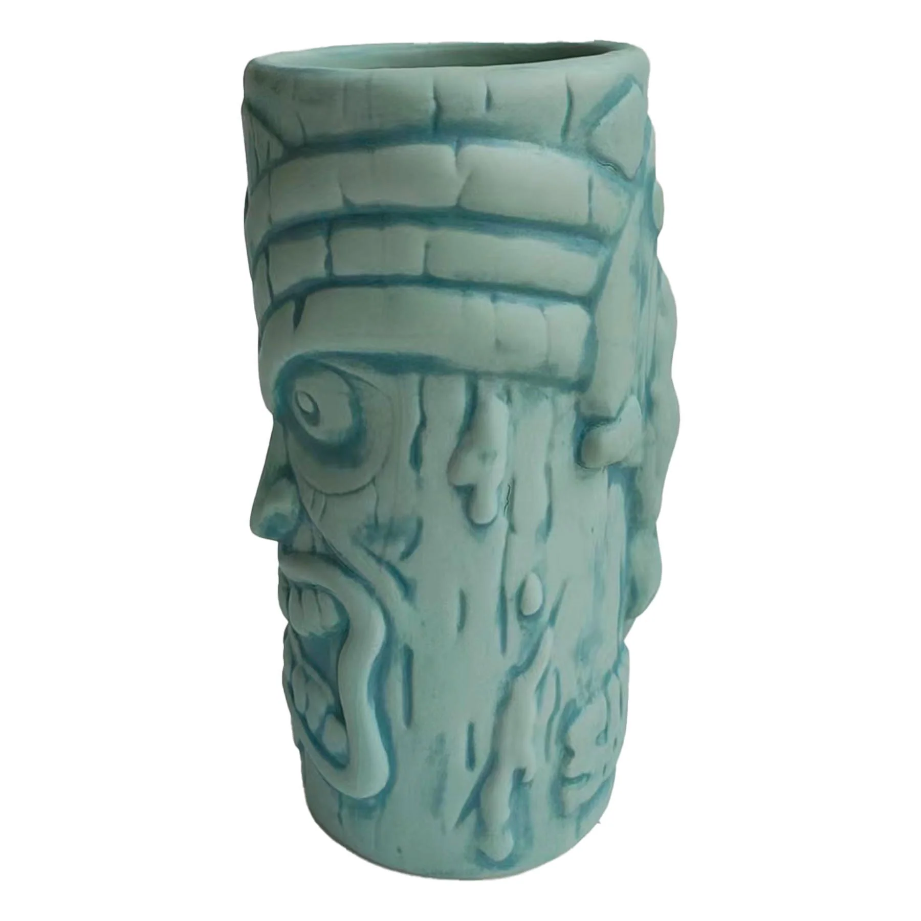 Santa Cruz Tiki Mug Rob Roskopp Blue Patina - Image 3