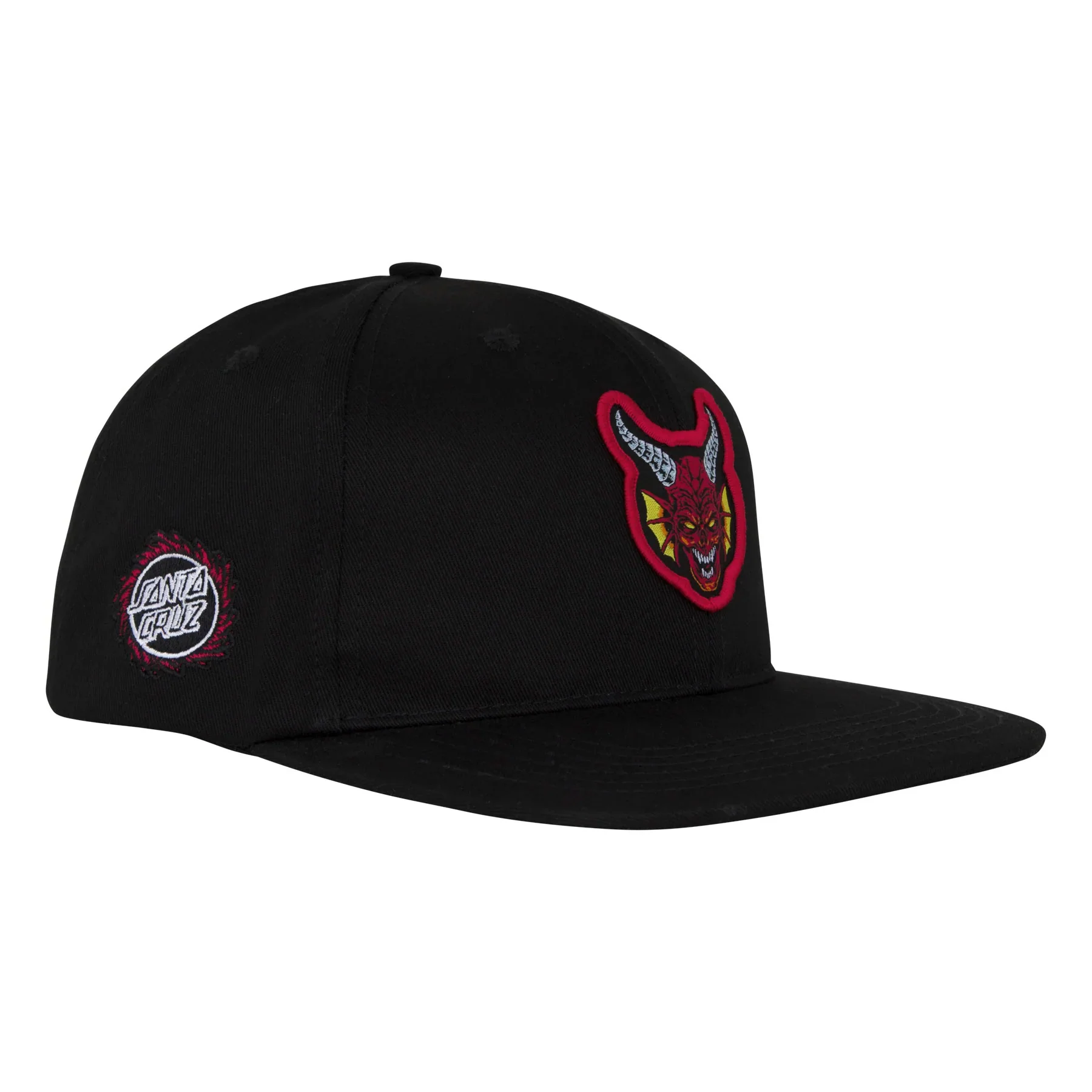 Santa Cruz x Stranger Things Hat Hellfire Club Snapback Black - Image 3