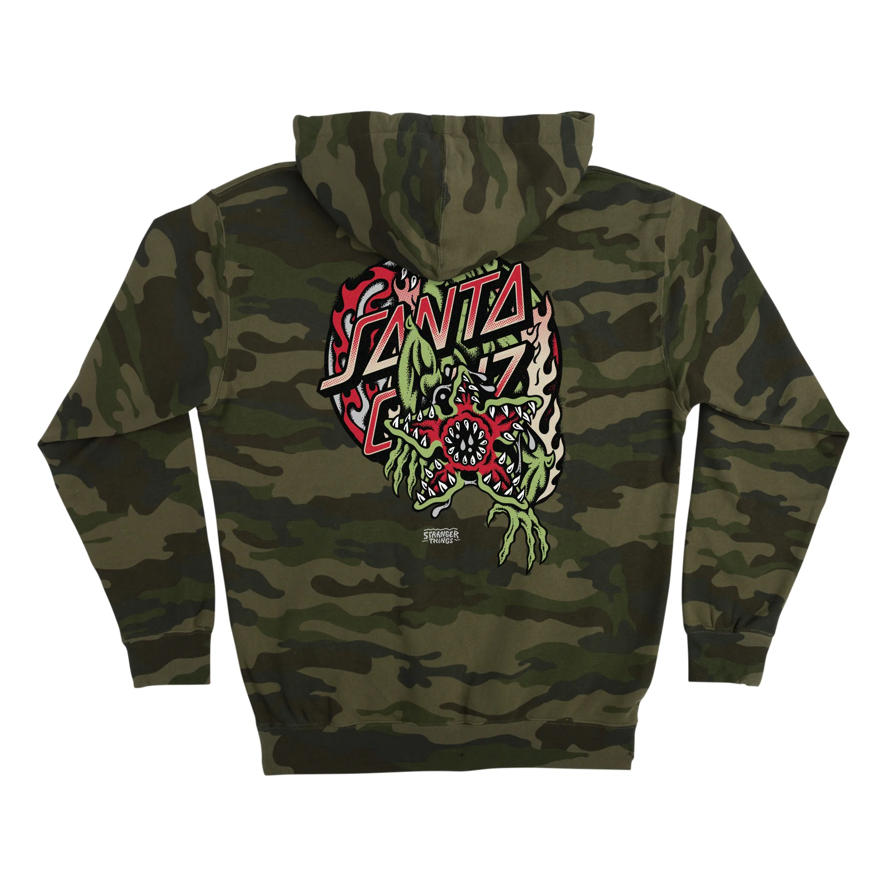 Santa Cruz x Stranger Things Hoody Demogorgon Dot Forest Camo - Image 2