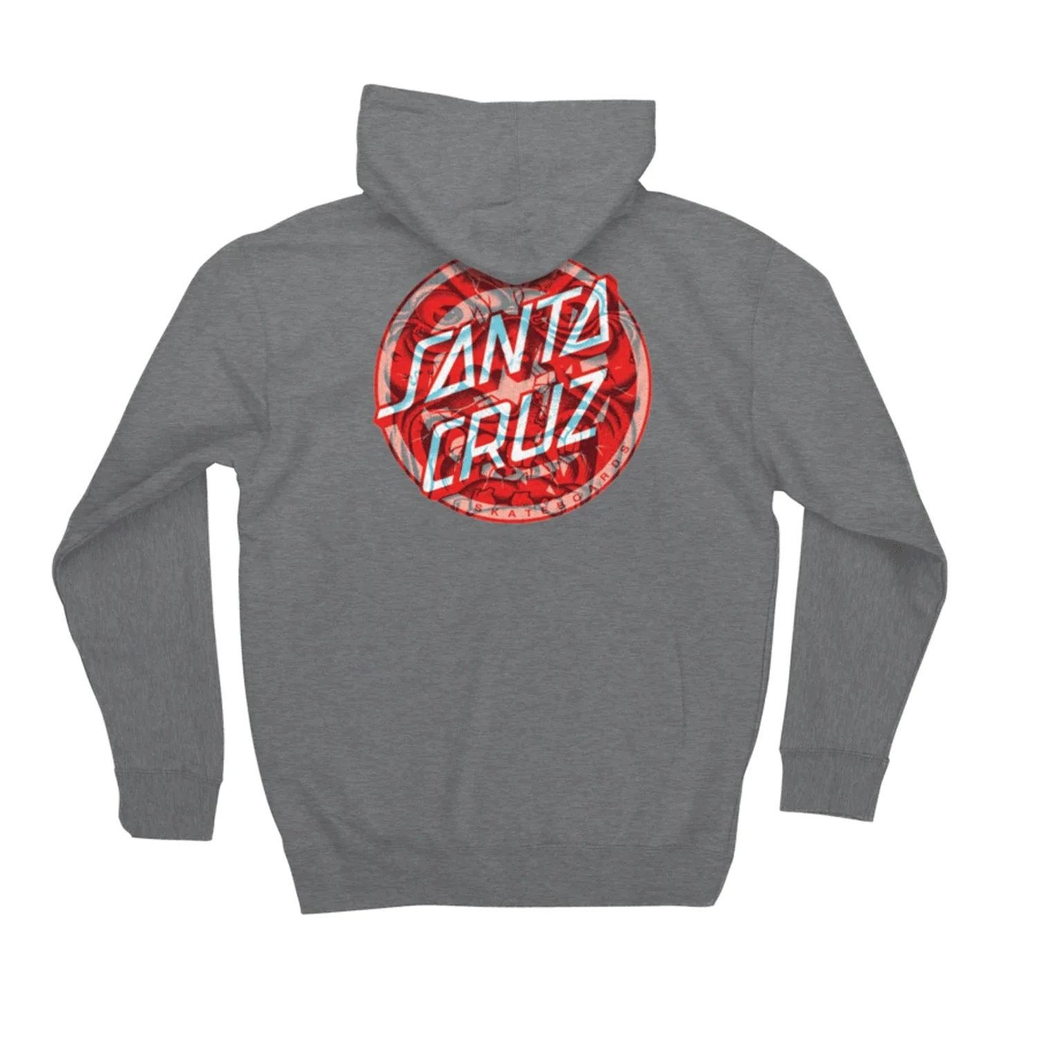 Santa Cruz Zip Hoody Decoder Roskopp Charcoal Heather - Image 2