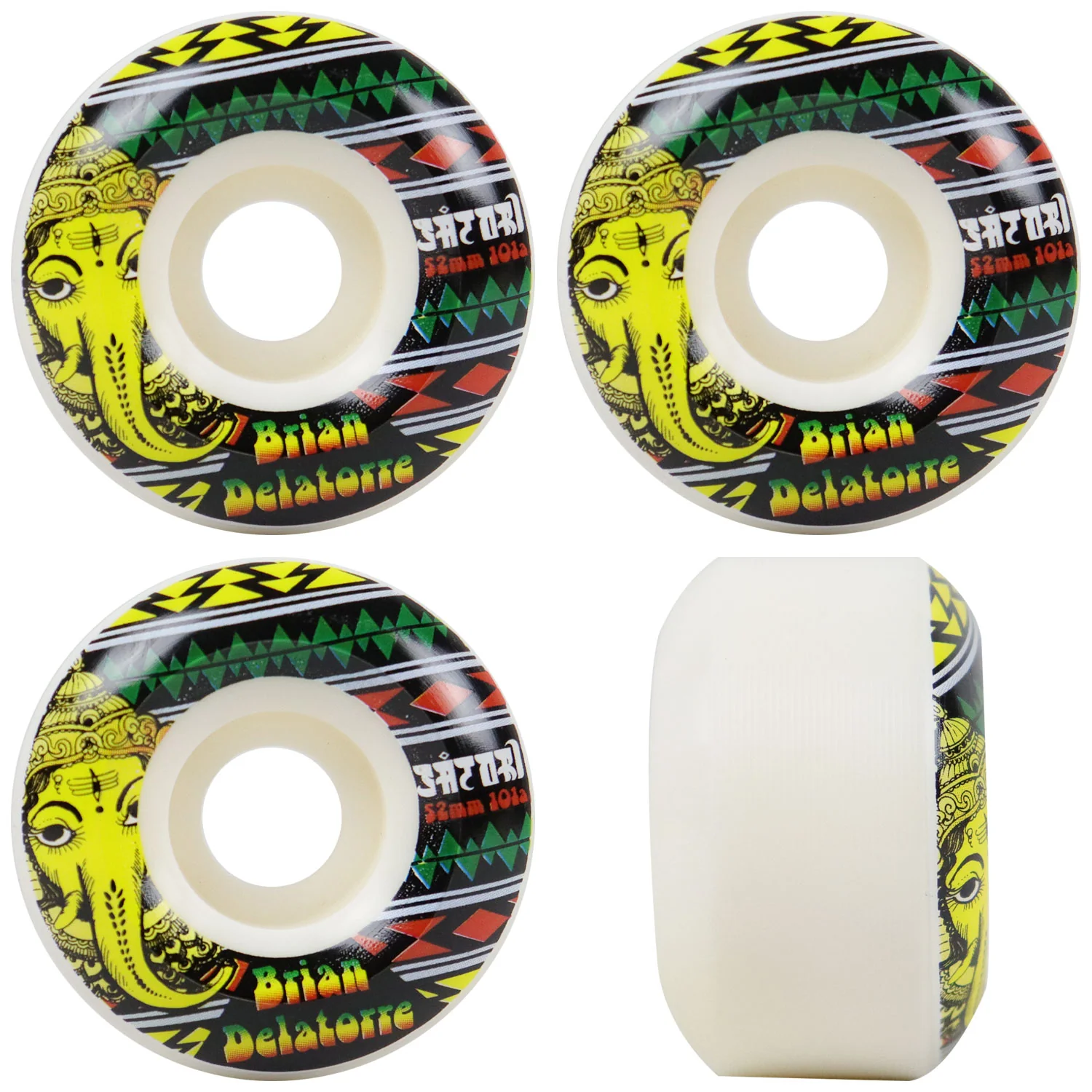 Satori Skateboard Wheels 52mm Brian Delatorre Gan 101A