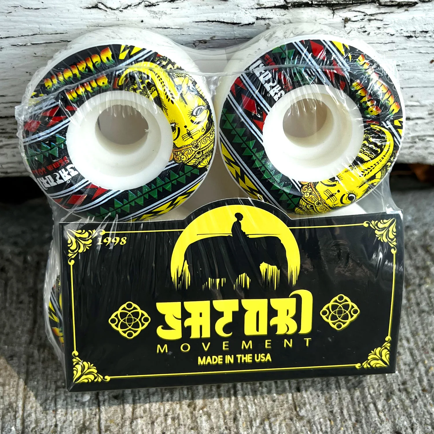 Satori Skateboard Wheels 52mm Brian Delatorre Gan 101A - Image 5