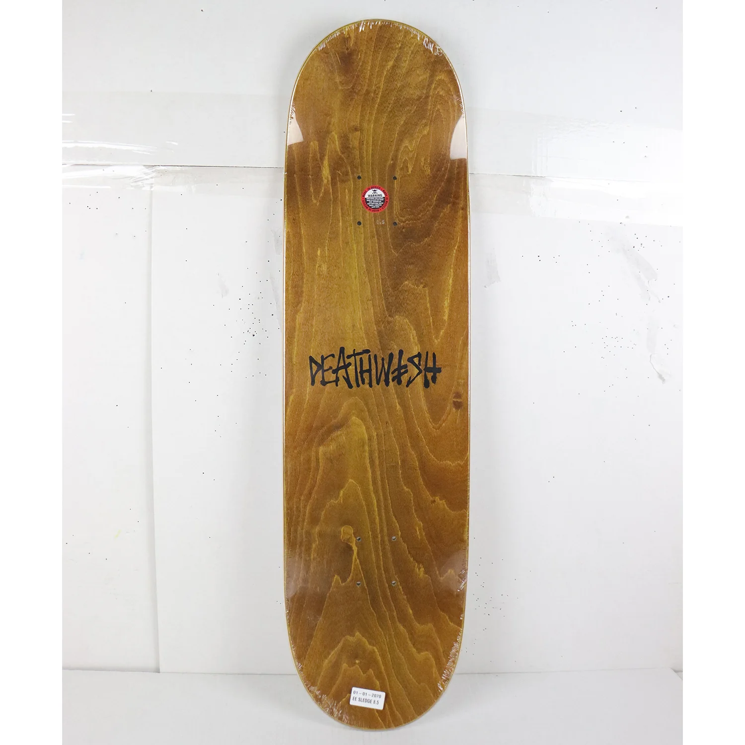 Scratched Deathwish Skateboard Deck Erik Ellington Sledge White 8.5" x 31.875" - Image 3