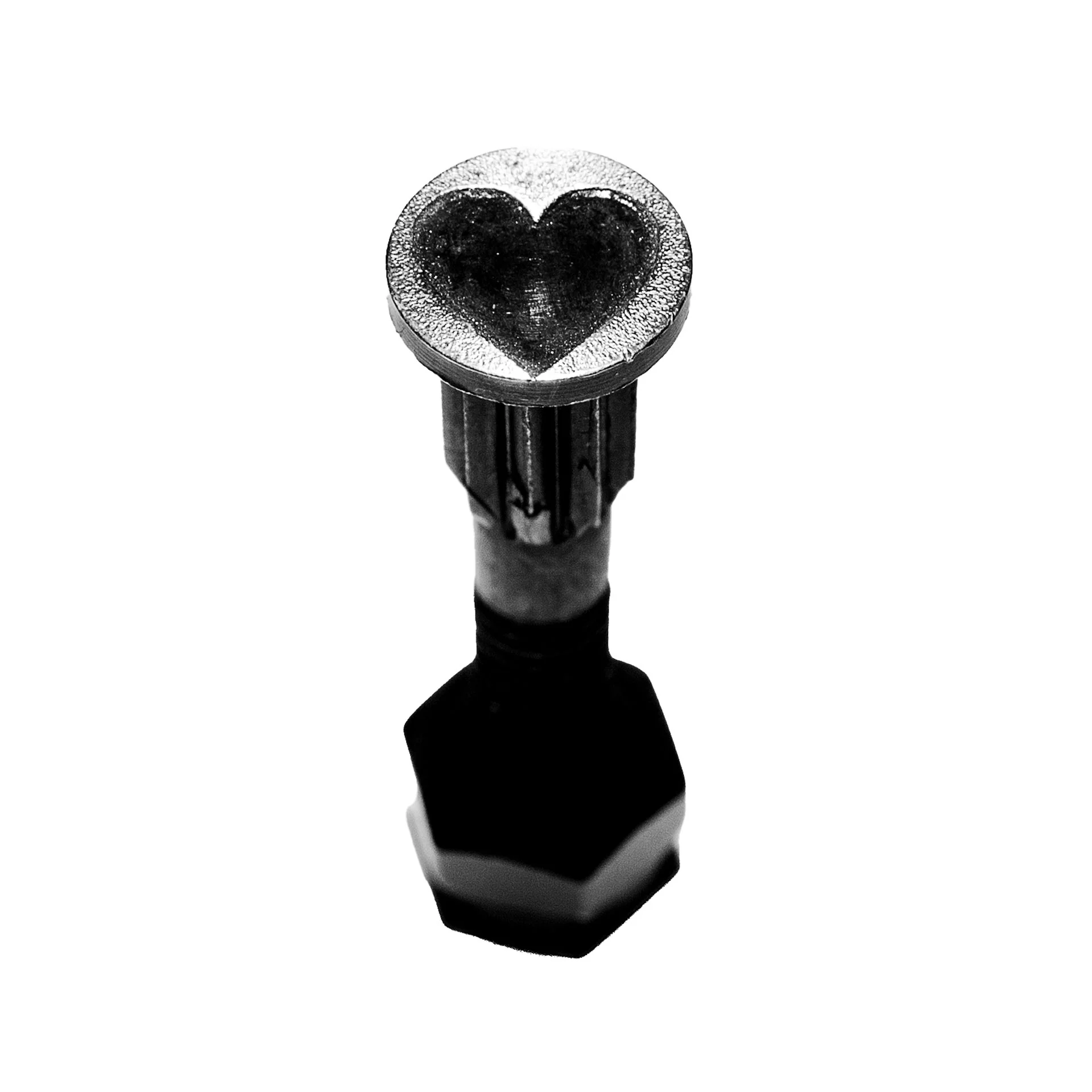 Screw City Skateboard Mounting Hardware 1" - Heart - Image 2