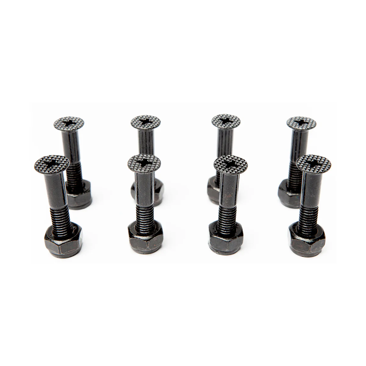 Screw City Skateboard Mounting Hardware 1" Phillips Gems - Onyx