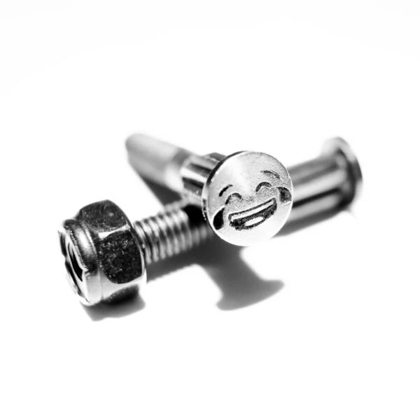 Screw City Skateboard Mounting Hardware 7/8" - LOL Black - Image 3