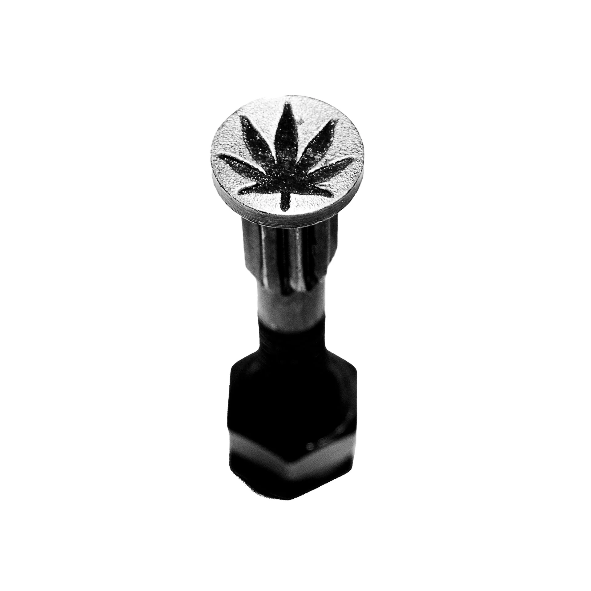 Screw City Skateboard Mounting Hardware 7/8" - Sweet Leaf Black - Image 2