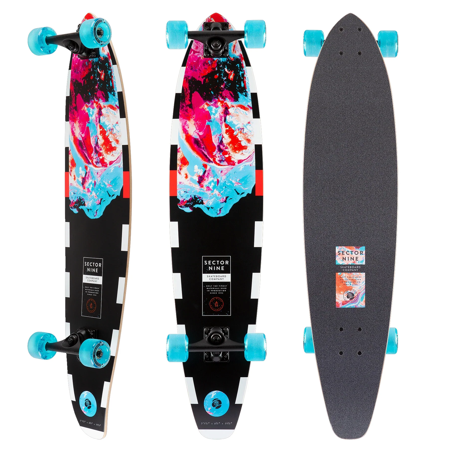 Sector 9 Complete Cosmos Cutback Fiberglass 8.365" x 37.5"