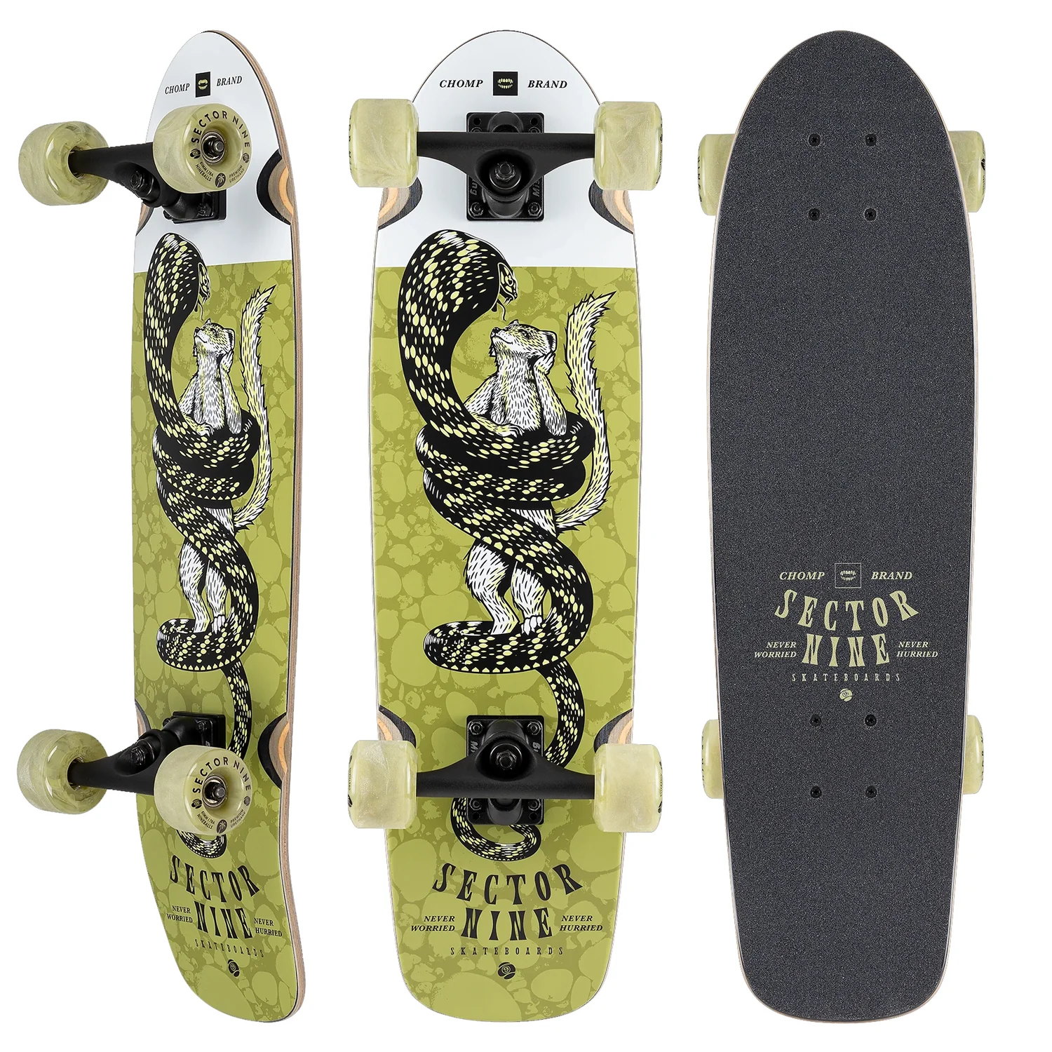 Sector 9 Cruiser Jammer Cobra Chomp Kicktail 7.875" x 28.5"
