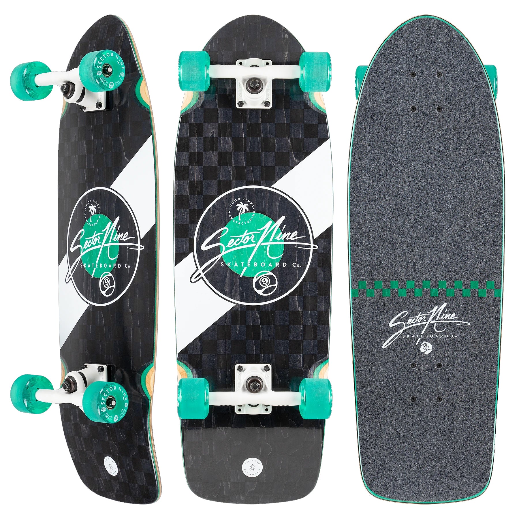 Sector 9 Cruiser Mosaic Fat Wave 9.8" x 30"