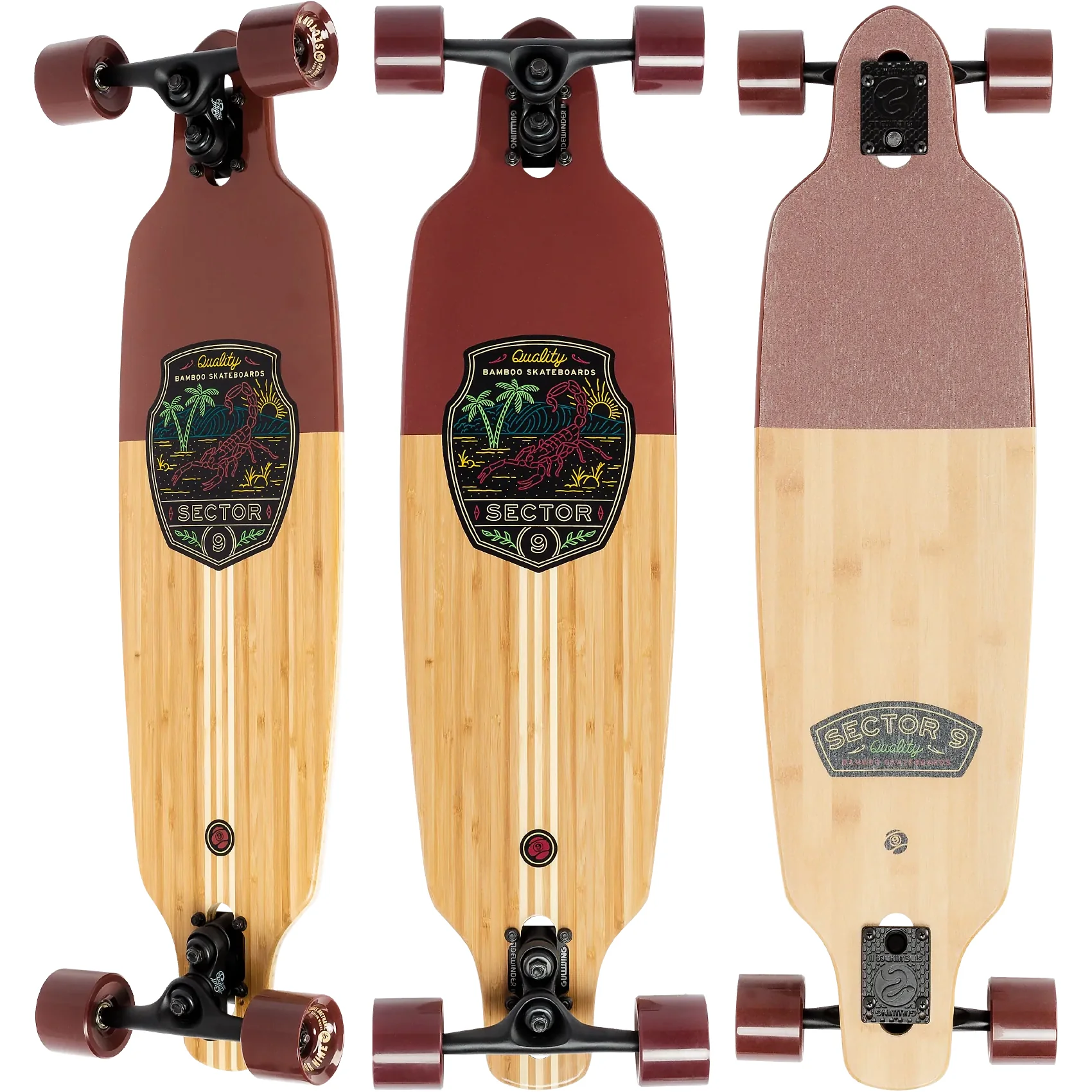 Sector 9 Longboard Complete Shoots Stinger 8.7" x 33.5" Drop Through