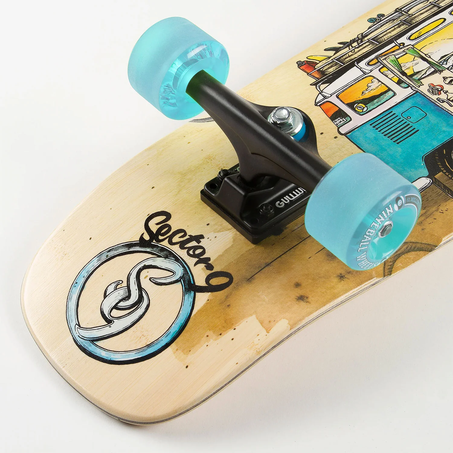 Sector 9 Longboard Complete Van Bamoozler 31.5" x 8.625" - Image 5