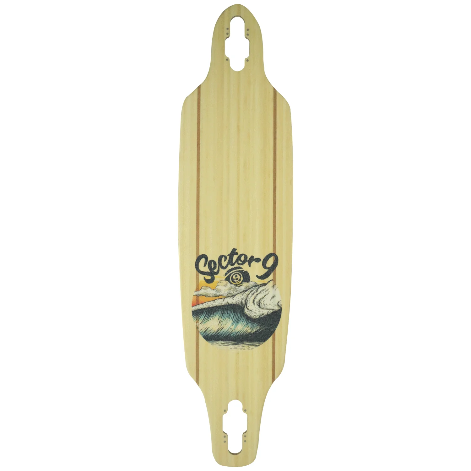 Sector 9 Longboard Deck Bamboo Macking Mini Lookout Drop Through 9.25" x 37.5" - Image 2