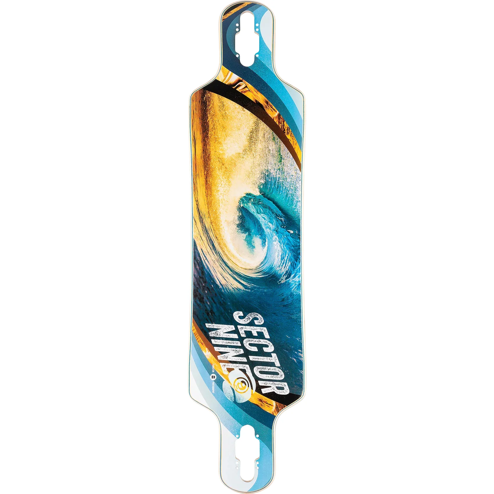Sector 9 Longboard Meridian Swirl 9.75" x 40" Drop Through with Paris / Arbor Parts Package - Image 2