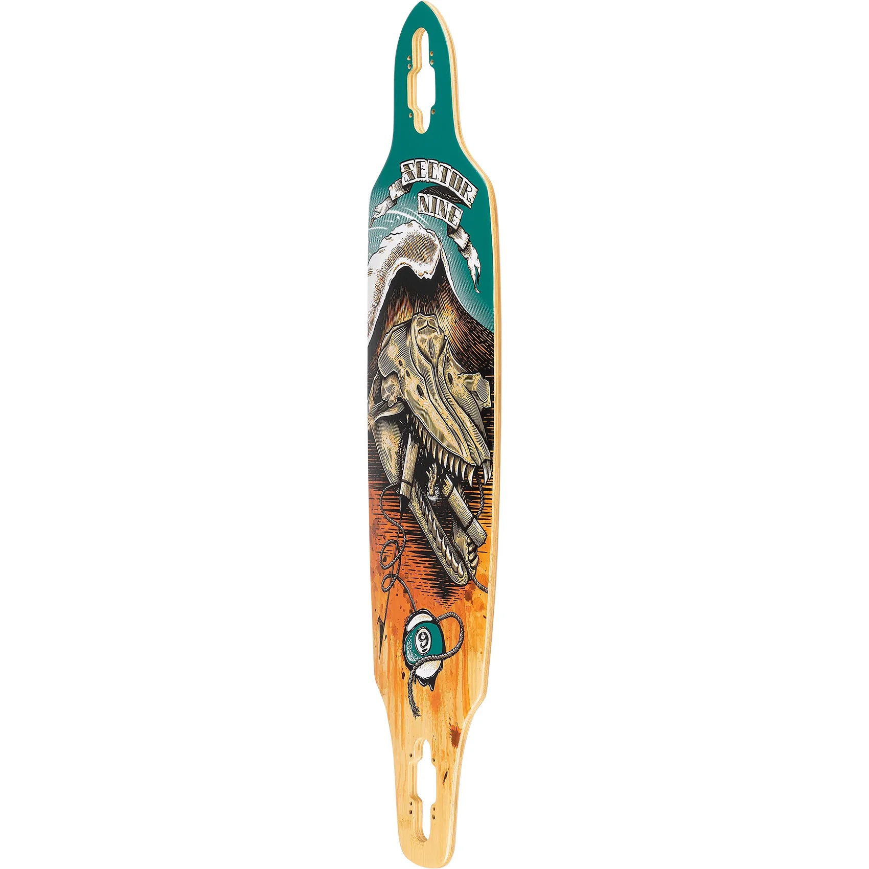 Sector 9 Longboard Mini Lookout Wreckage 9.25" x 37.5" Drop Through with Paris / Arbor Parts Package - Image 3