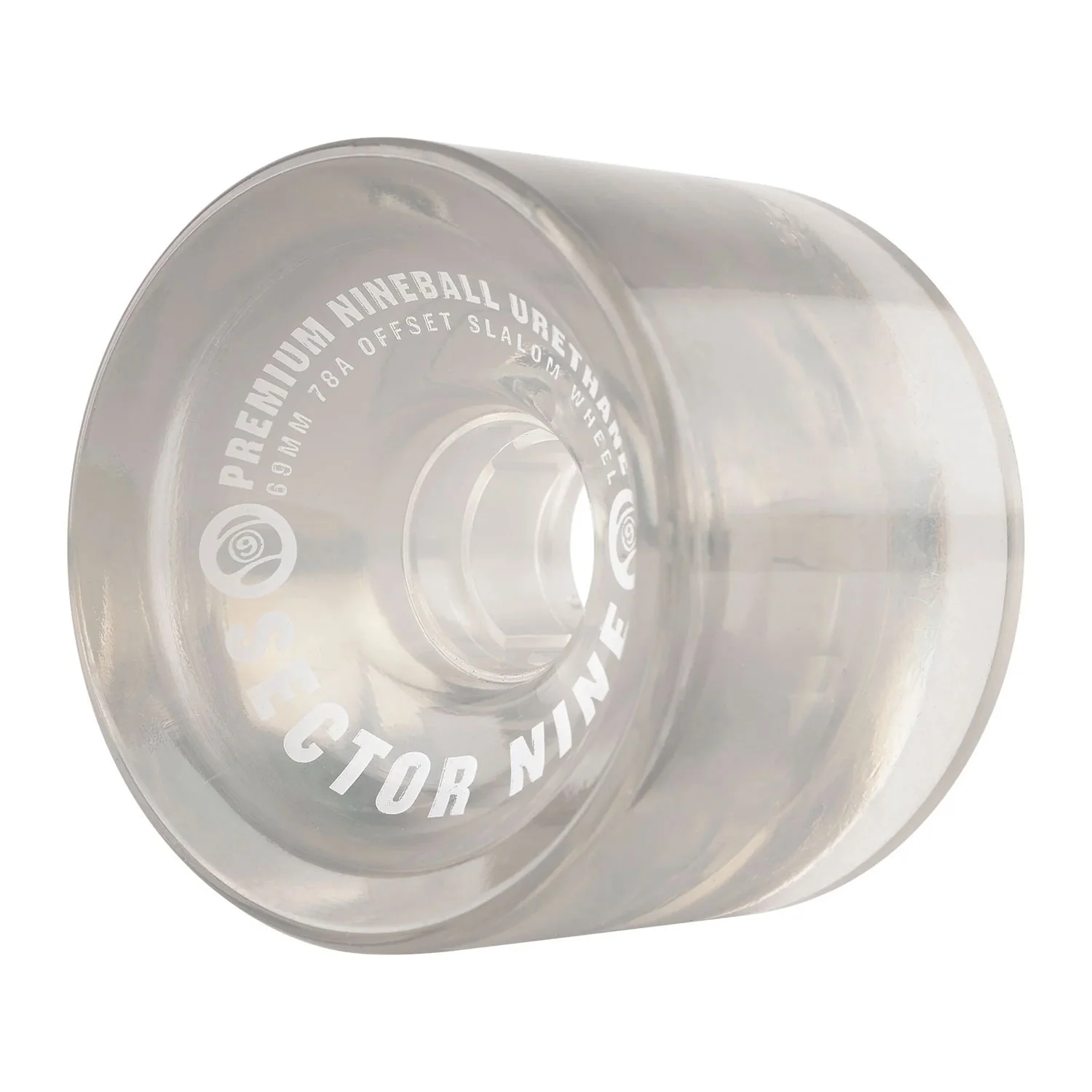 Sector 9 Longboard Offset Slalom Wheels Nineballs Smoke 69mm 78A - Image 3