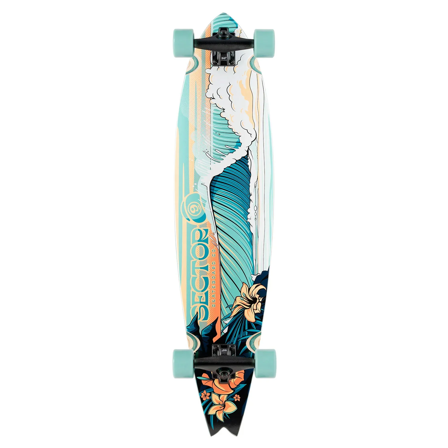 Sector 9 Longboard Offshore Reeler Swallow Tail 9.35" x 39.5" - Image 2