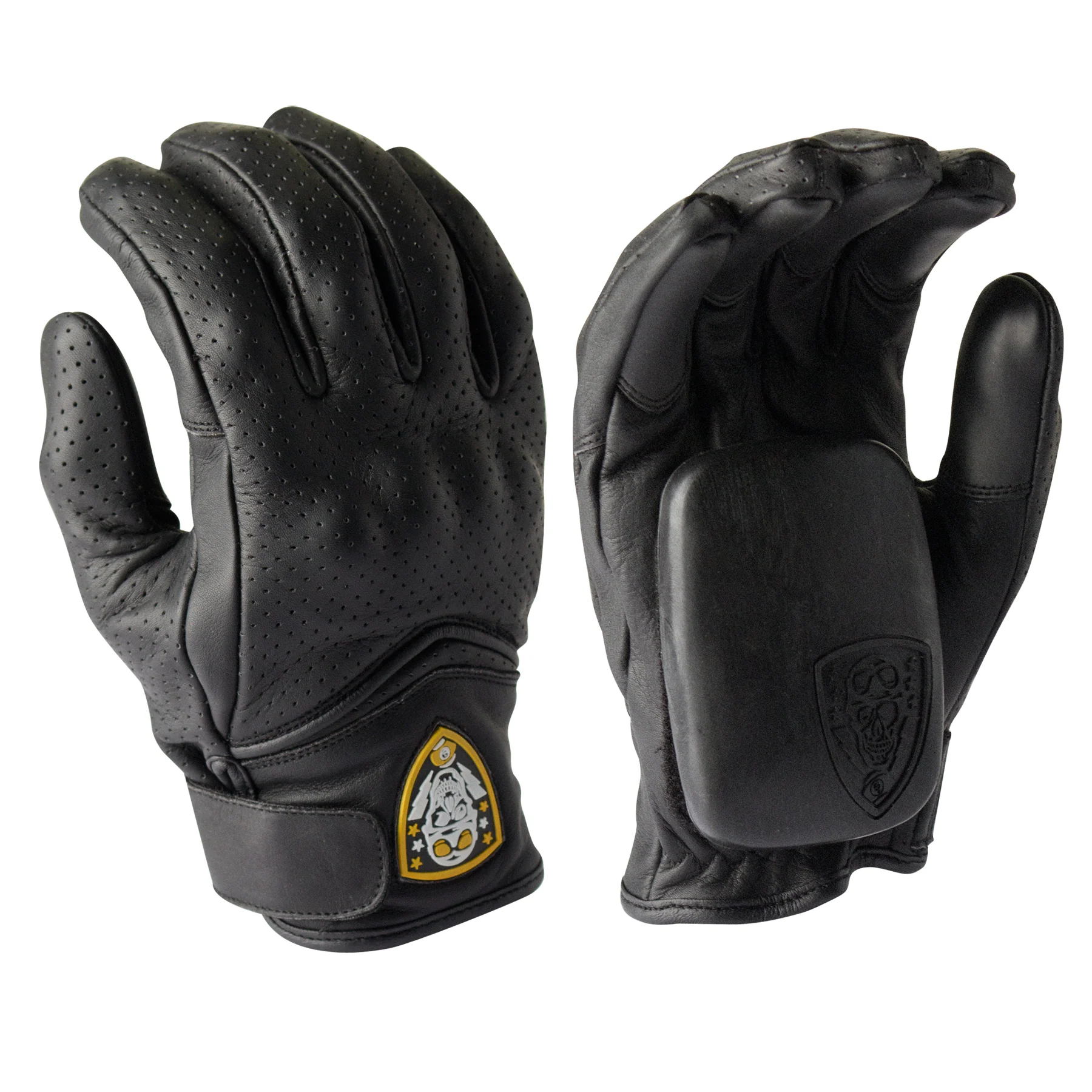 SECTOR 9 Longboard SLIDE GLOVES niner LIGHTNING Black SIZE S/M