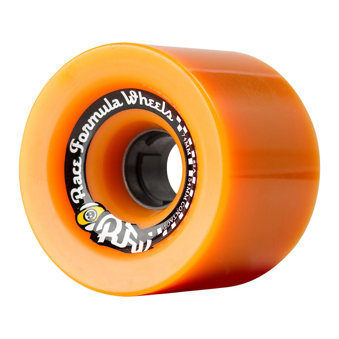 Sector 9 Longboard Wheels 74mm Race Formula 82A Orange - Image 2
