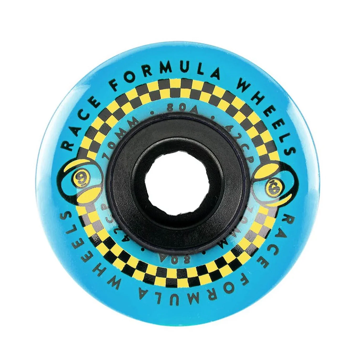 Sector 9 Longboard Wheels Centerset Race Formula Blue 70mm 80A - Image 2
