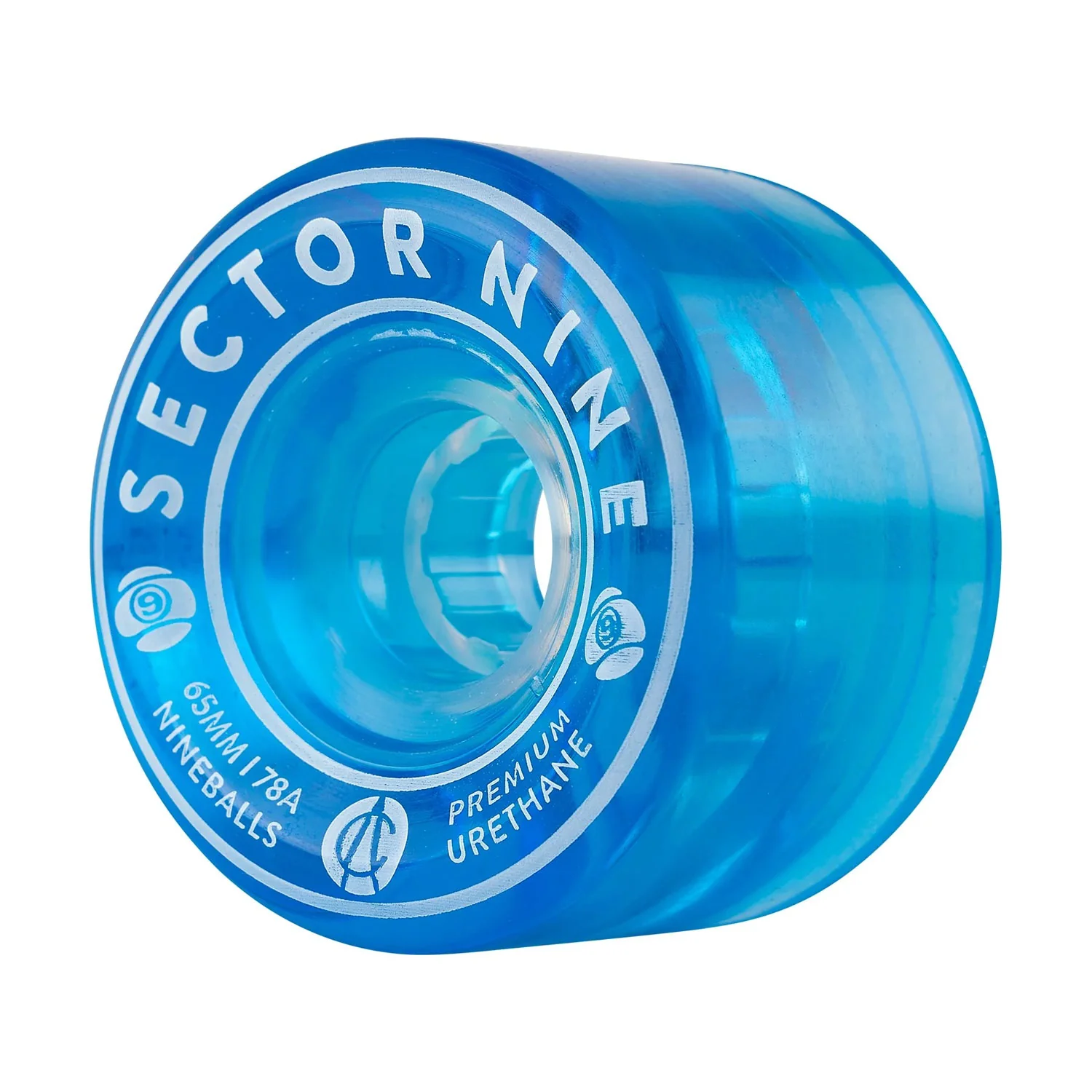 Sector 9 Longboard Wheels Nineballs Blue 65mm 78A - Image 3