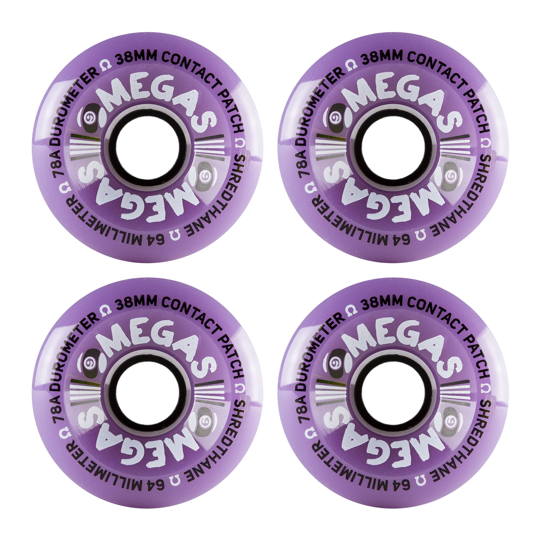 Sector 9 Wheels OMEGA 78A PURPLE 64MM