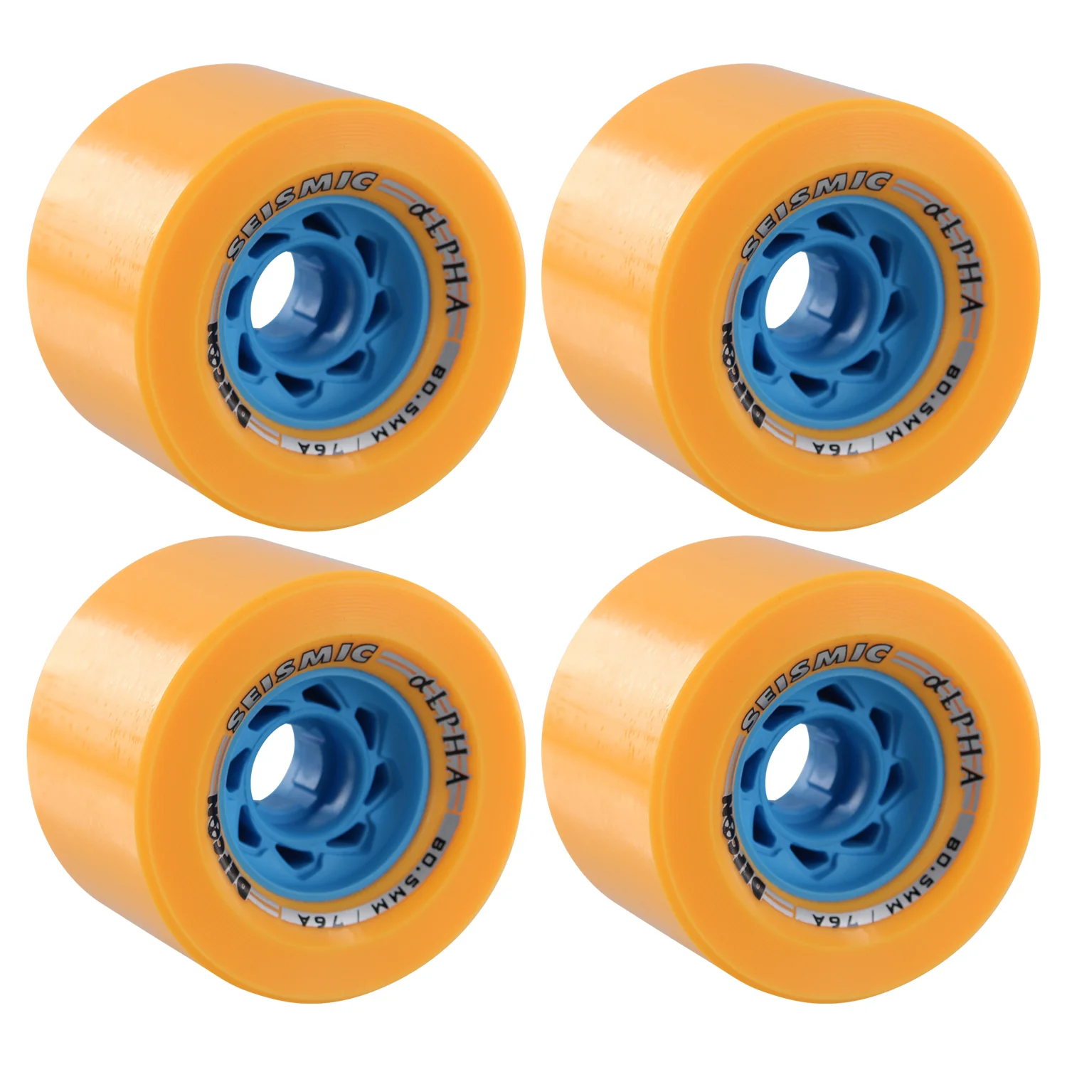 Seismic Wheels Alpha Mango 80.5mm x 55mm 76A