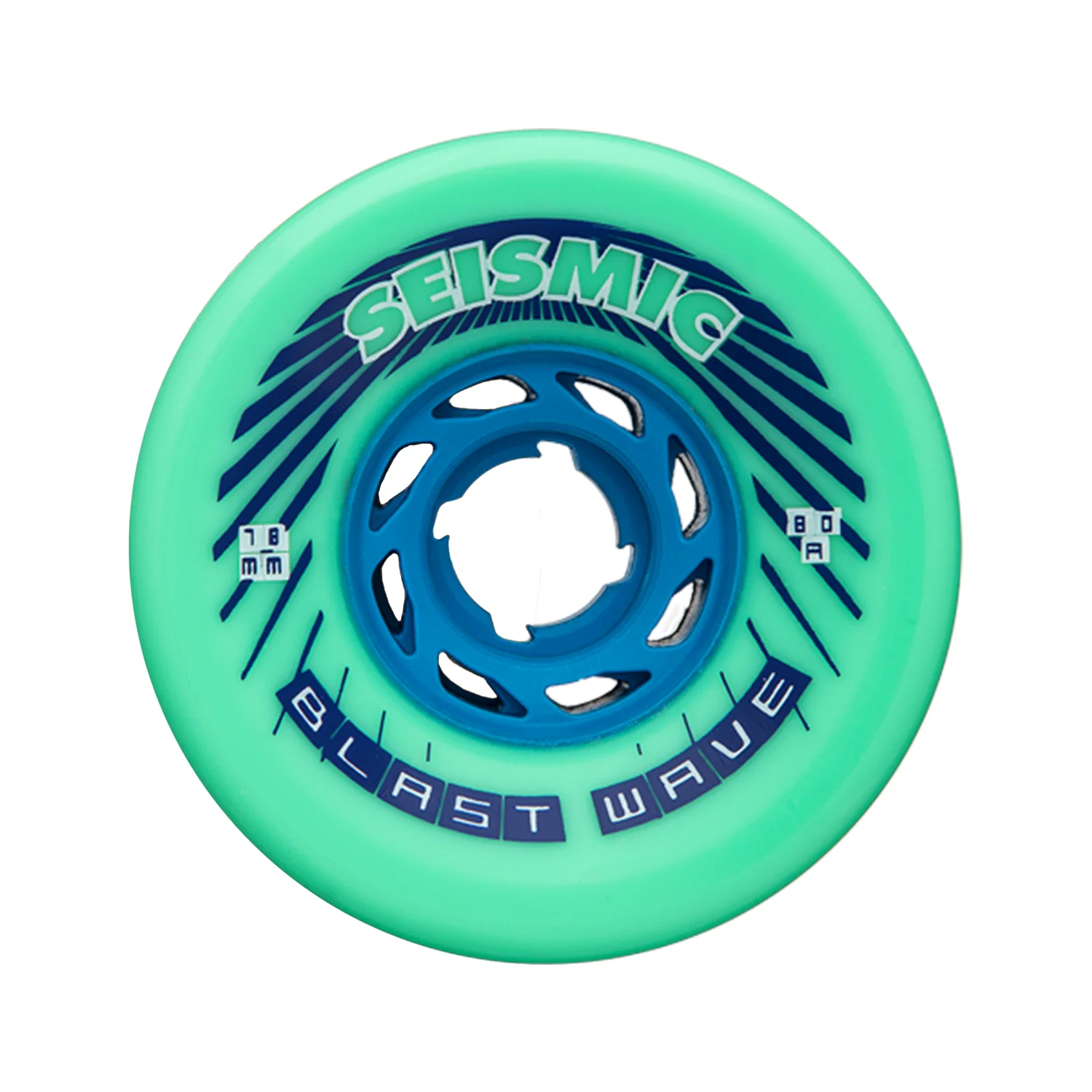 Seismic Wheels Blast Wave Mint 78mm x 50mm 80A - Image 2