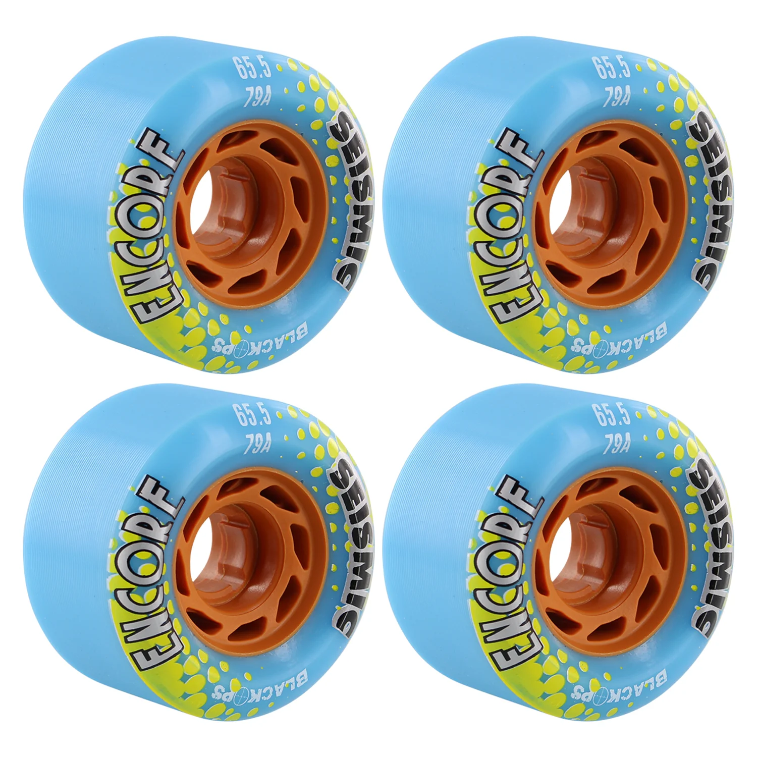 Seismic Wheels Encore Blue 65.5mm x 43mm 79A