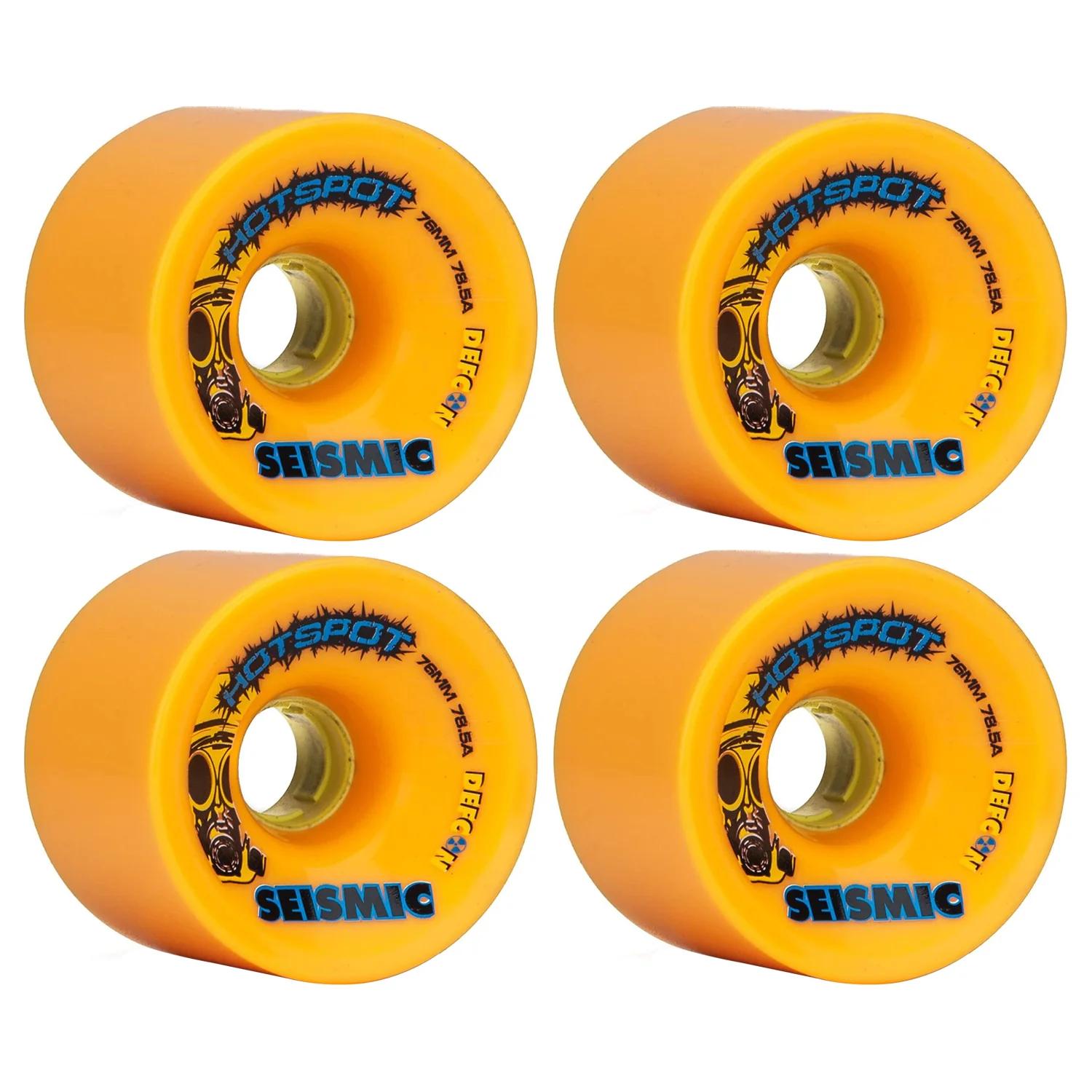 Seismic Wheels Hot Spot Mango 76mm x 59mm 78.5A