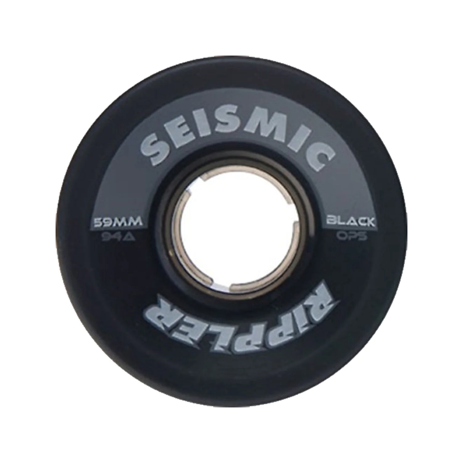 Seismic Wheels Rippler Translucent Black 59mm x 43mm 94A - Image 2