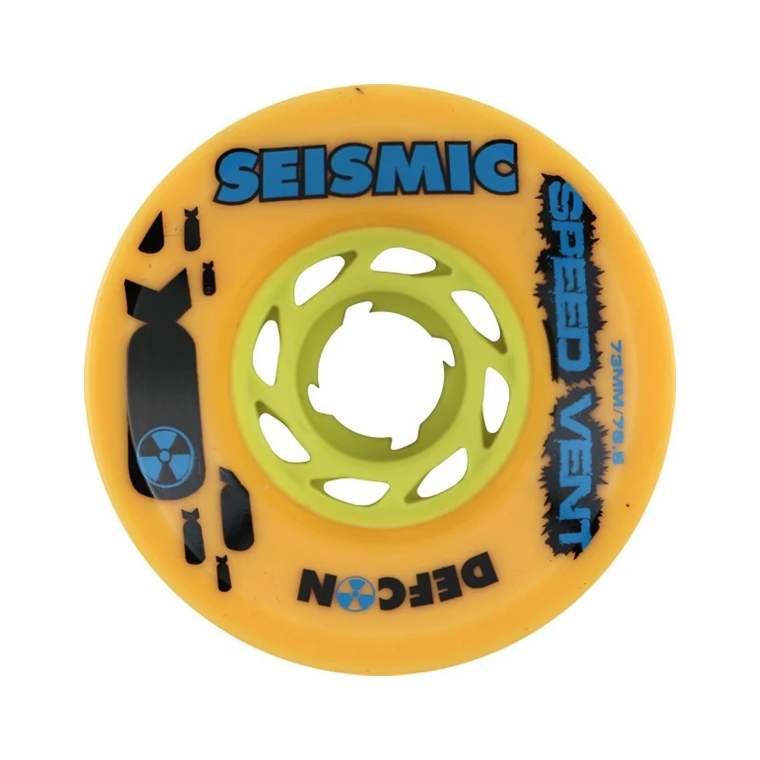 Seismic Wheels Speed Vent Mango 73mm x 54mm 78.5A - Image 2